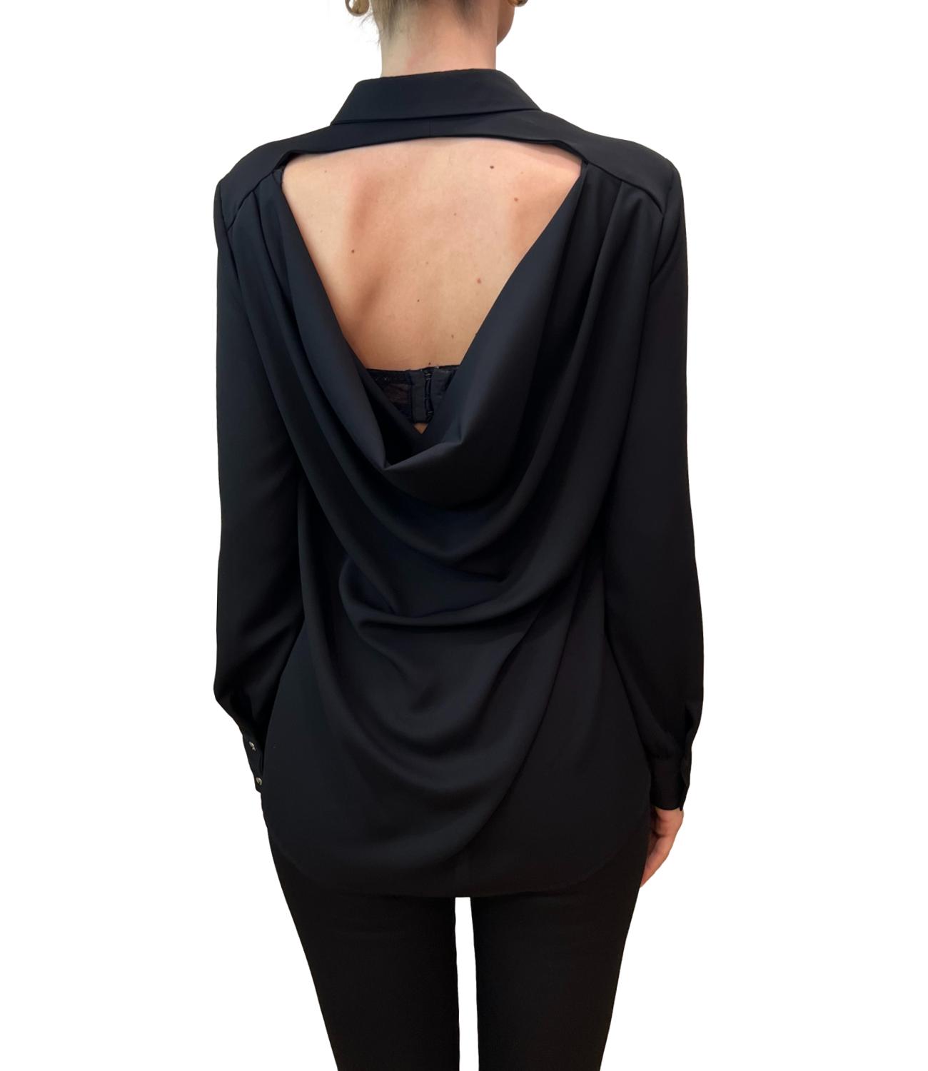 Rinascimento camicia nera donna