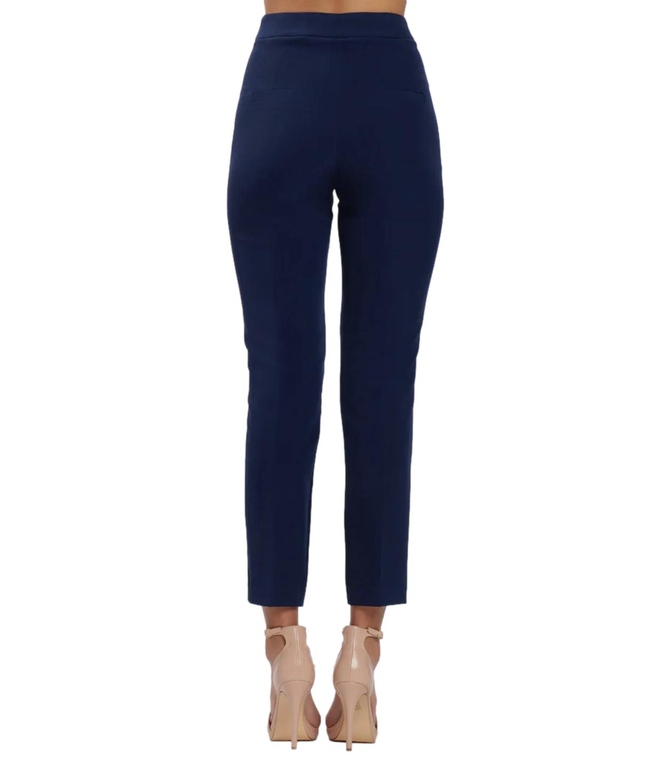 Silence Limited Pantalone Blu Navy Donna