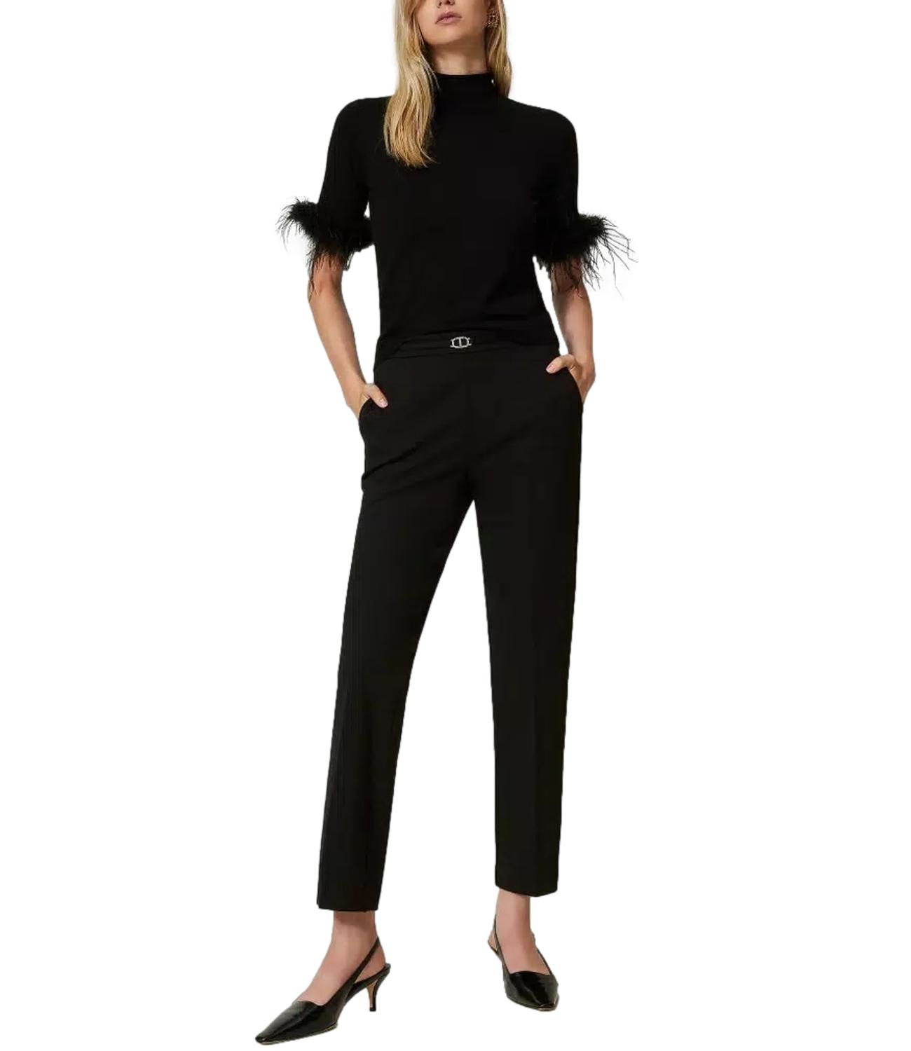 Twinset Pantalone Nero Donna