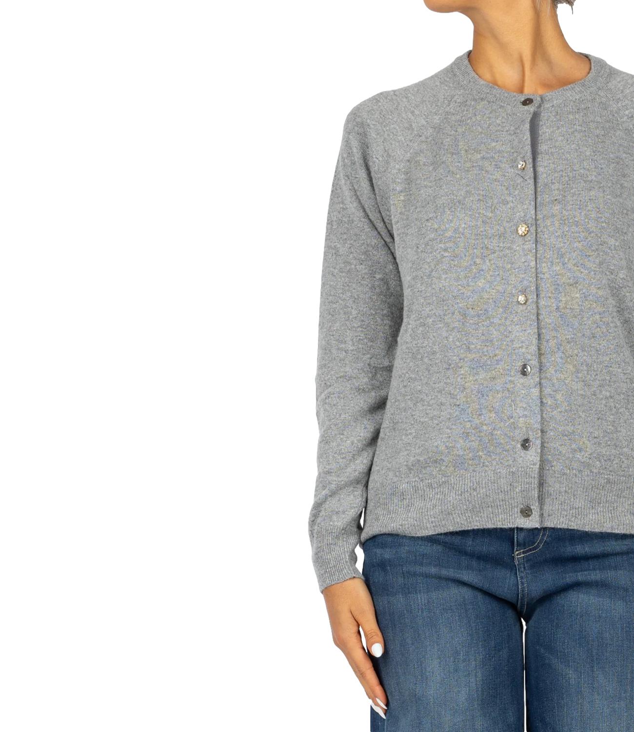 Vicolo cardigan grigio donna