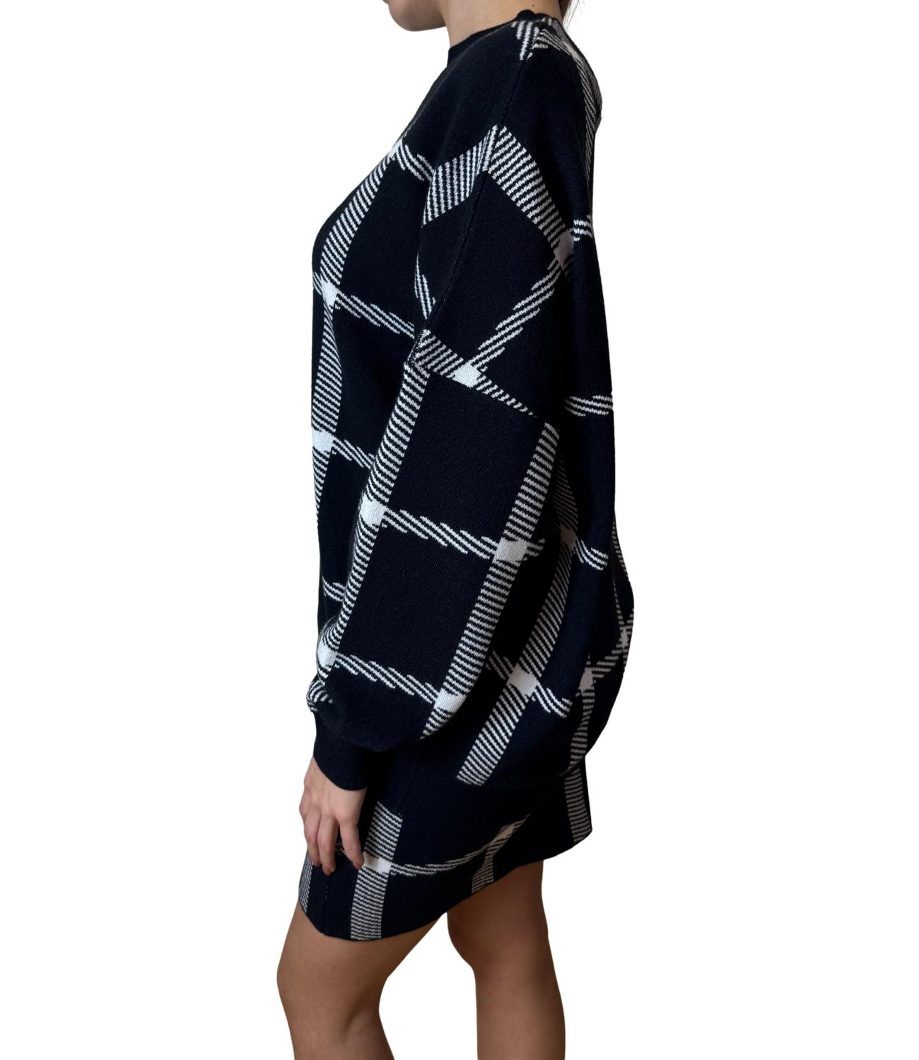 Vicolo maglia nera donna