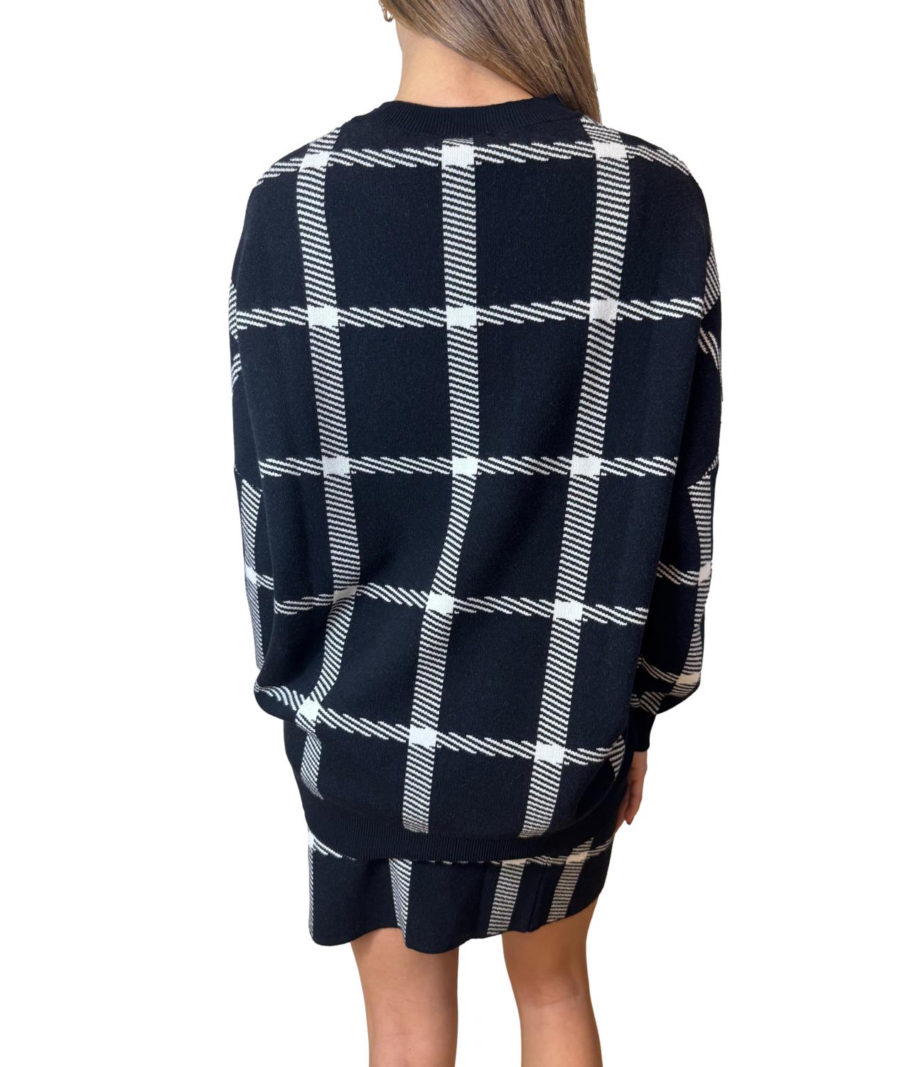 Vicolo maglia nera donna