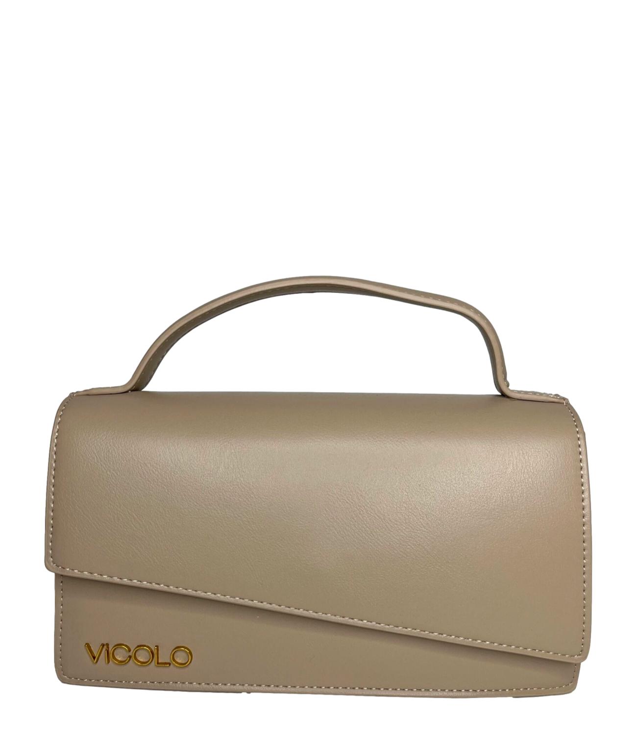 Vicolo borsa crema donna