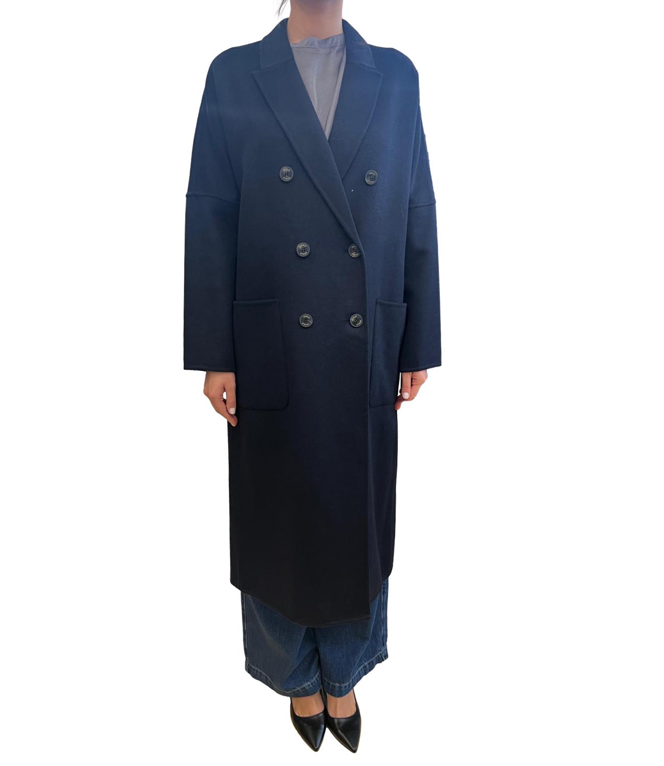 Vicolo cappotto blu donna