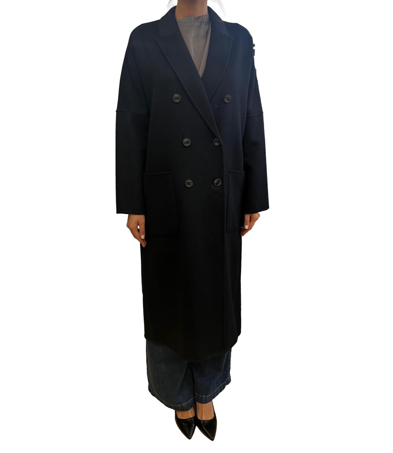 Vicolo cappotto blu donna