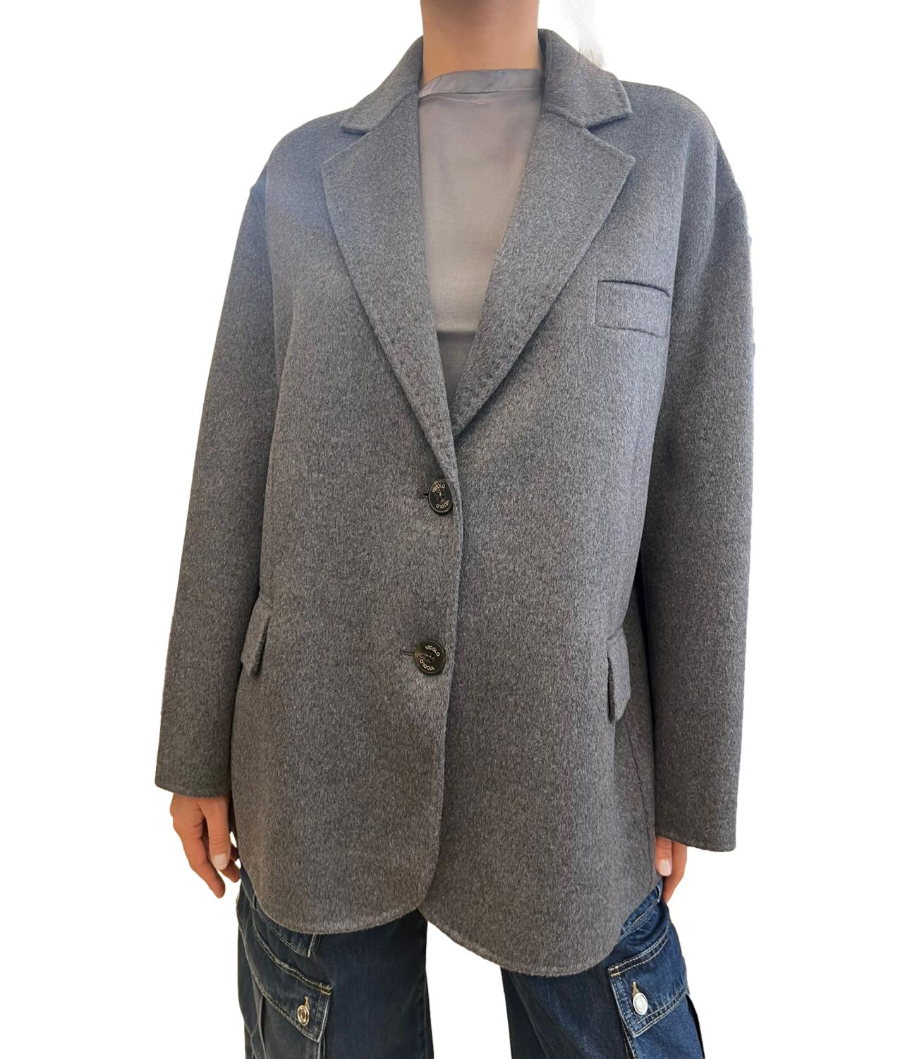 Vicolo cappotto antracite donna