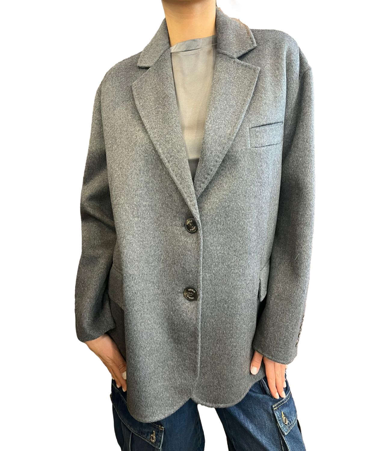 Vicolo cappotto antracite donna