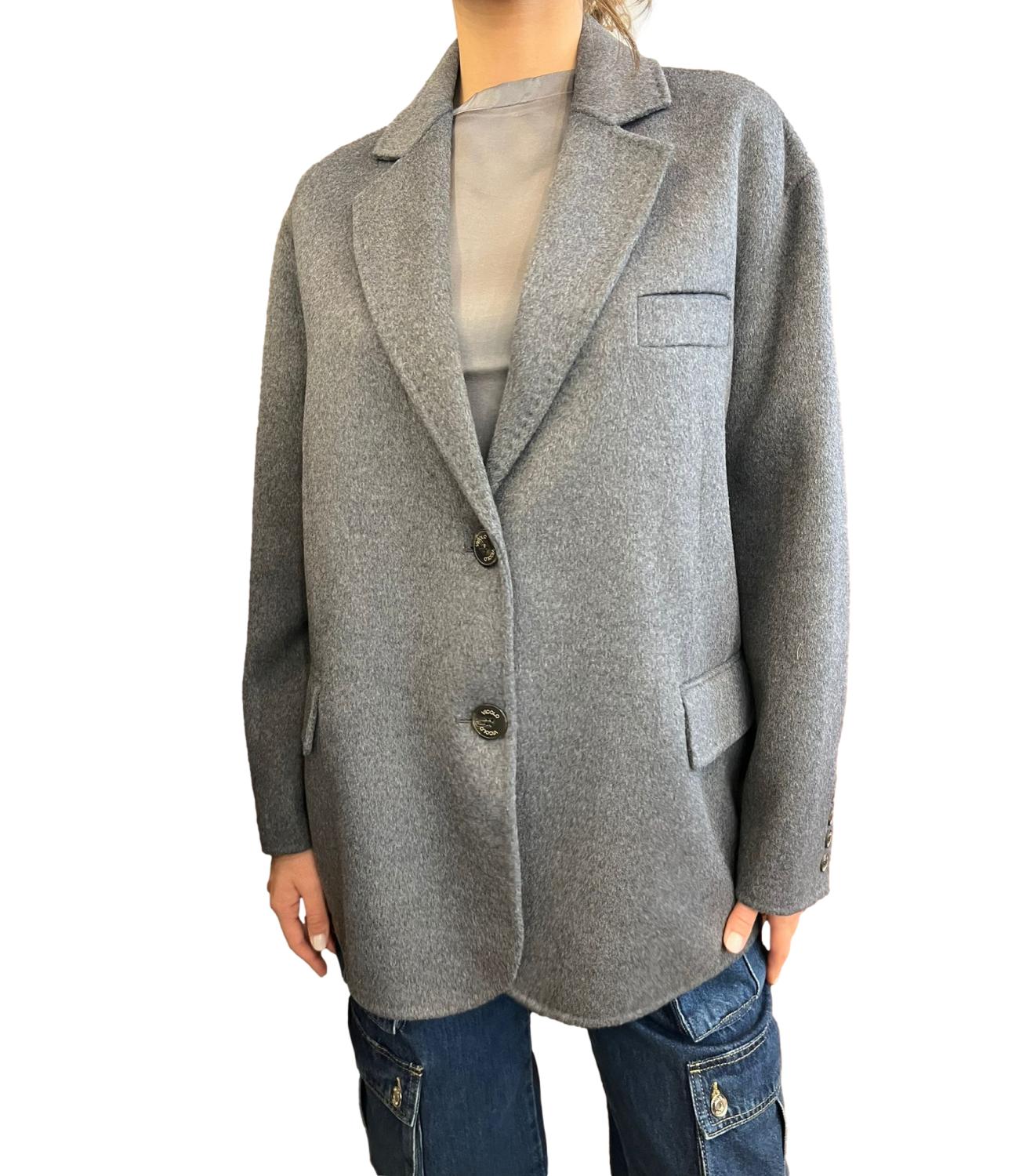 Vicolo cappotto antracite donna