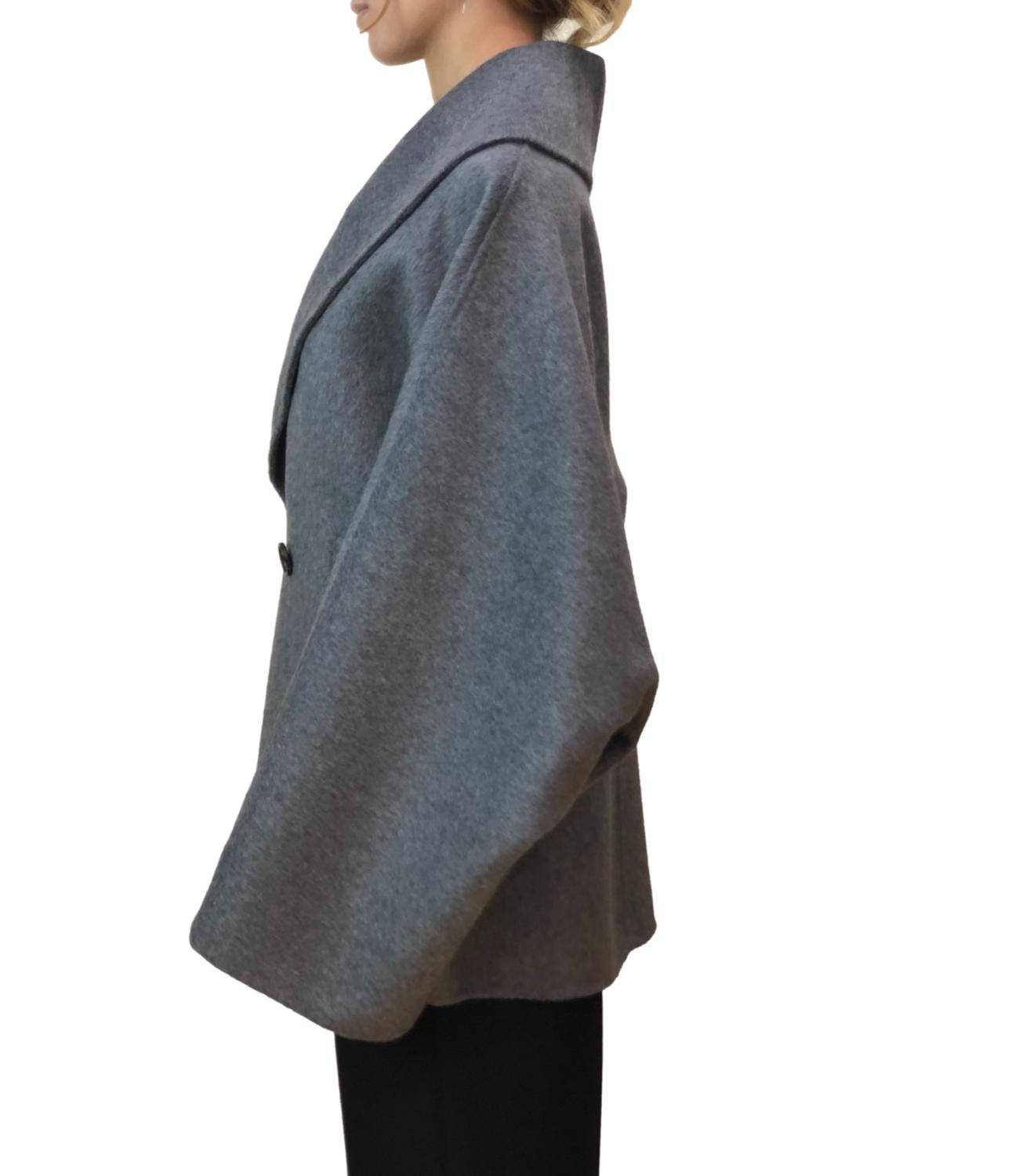 Vicolo cappotto grigio melange donna