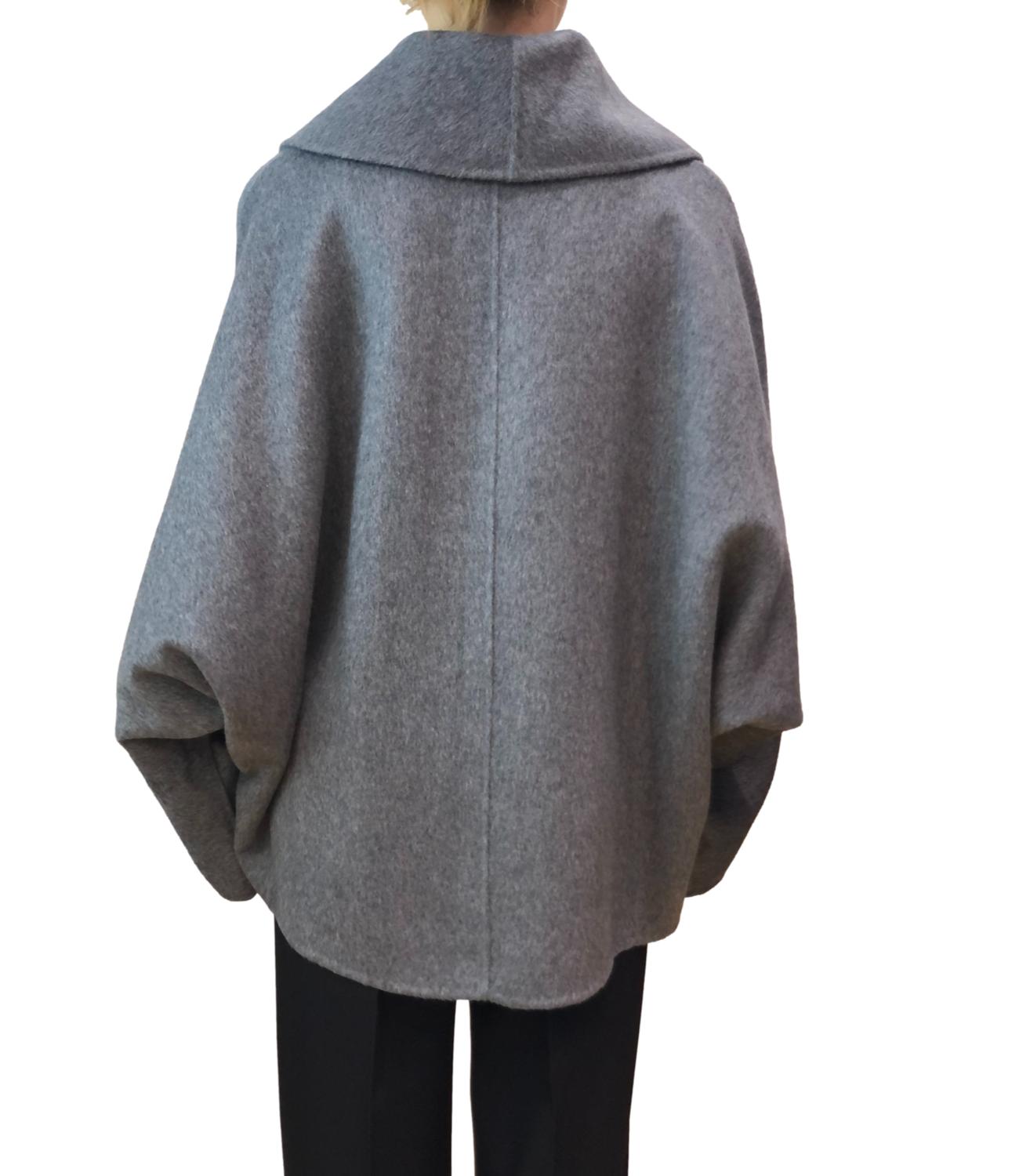 Vicolo cappotto grigio melange donna