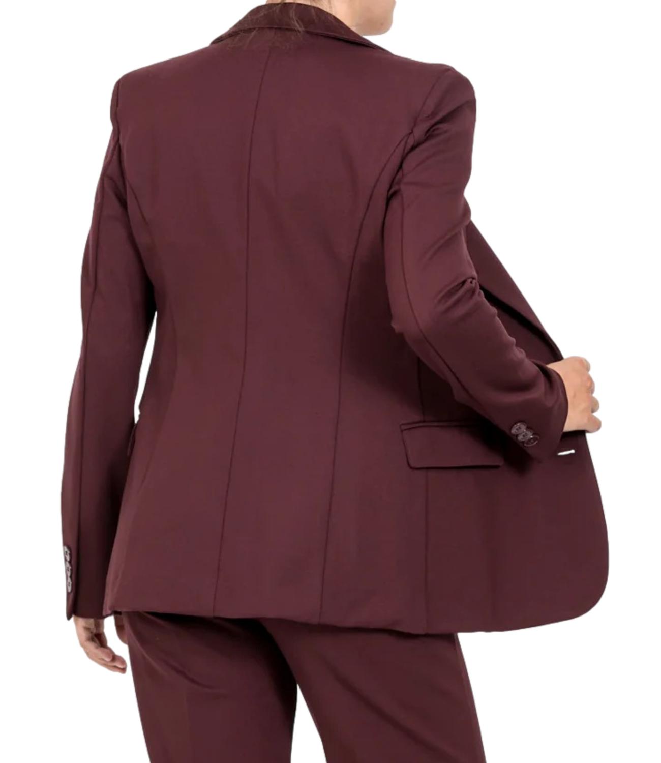 Vicolo giacca bordeaux donna