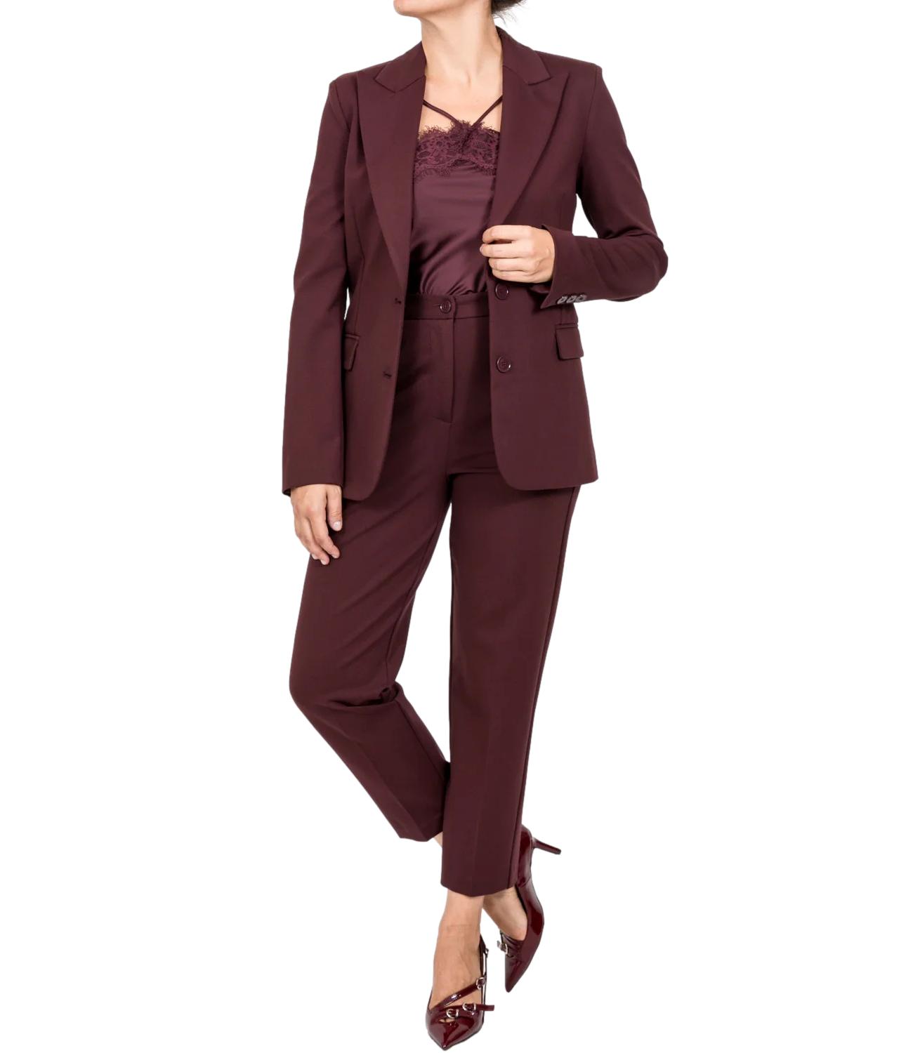 Vicolo giacca bordeaux donna