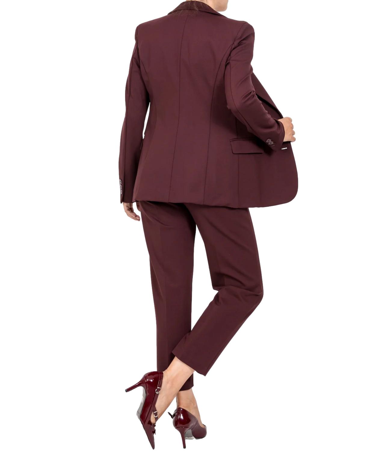 Vicolo giacca bordeaux donna