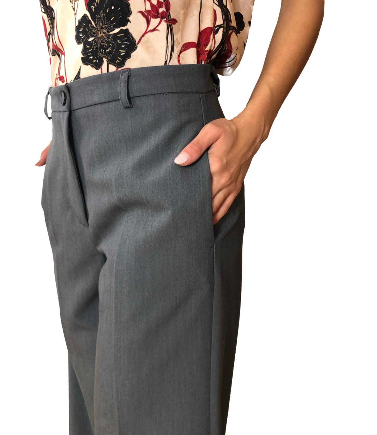 Vicolo pantalone grigio donna