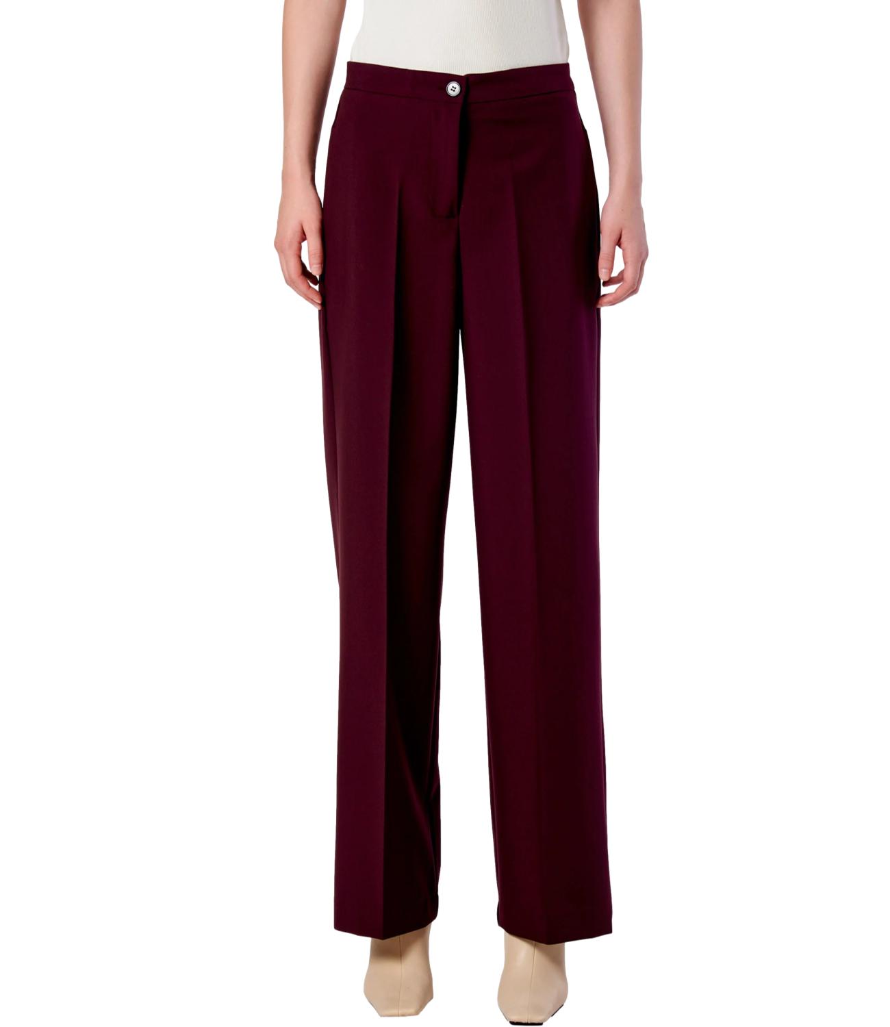 Vicolo pantalone bordeaux donna