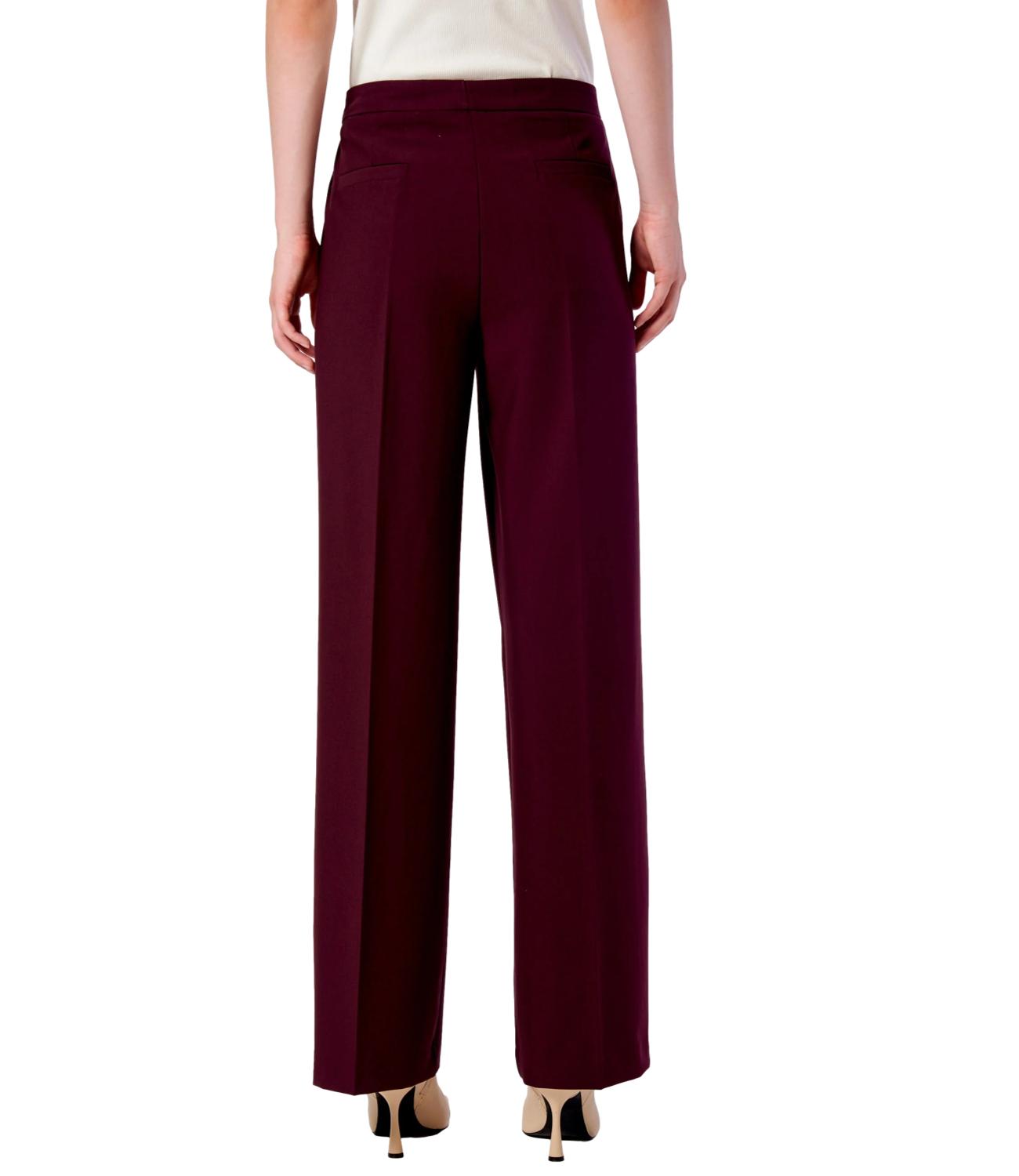 Vicolo pantalone bordeaux donna