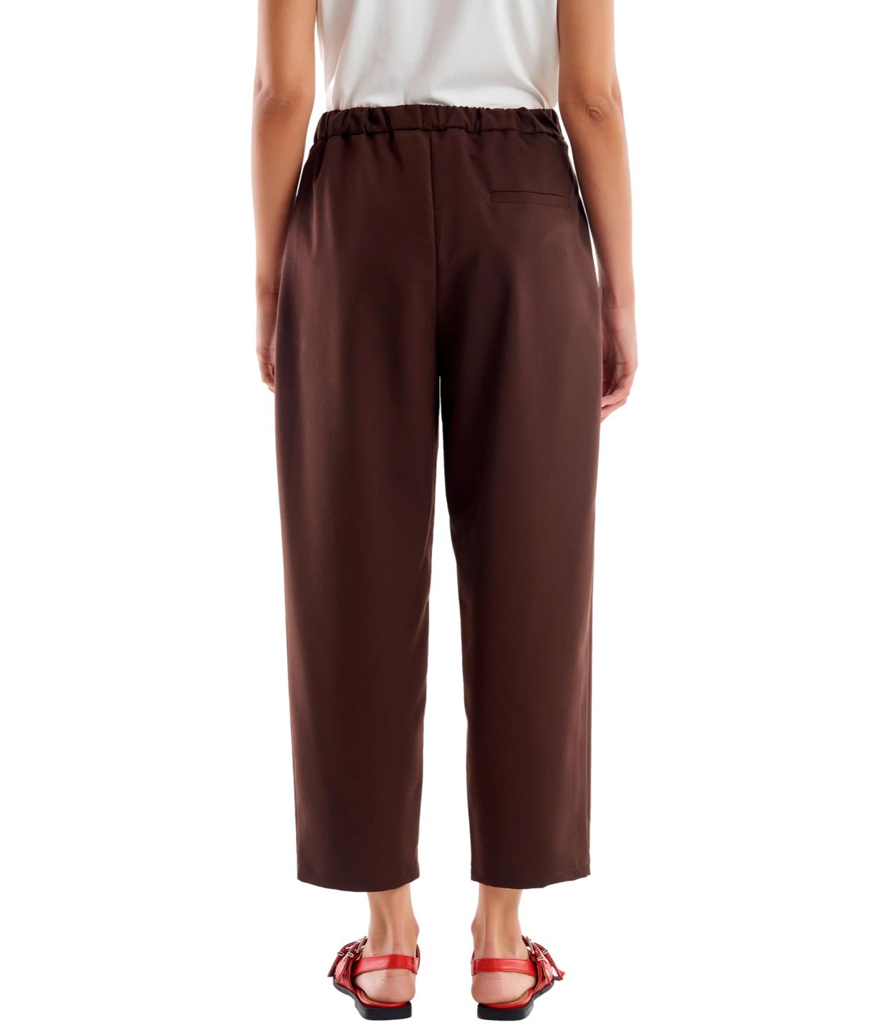 Vicolo pantalone marrone donna