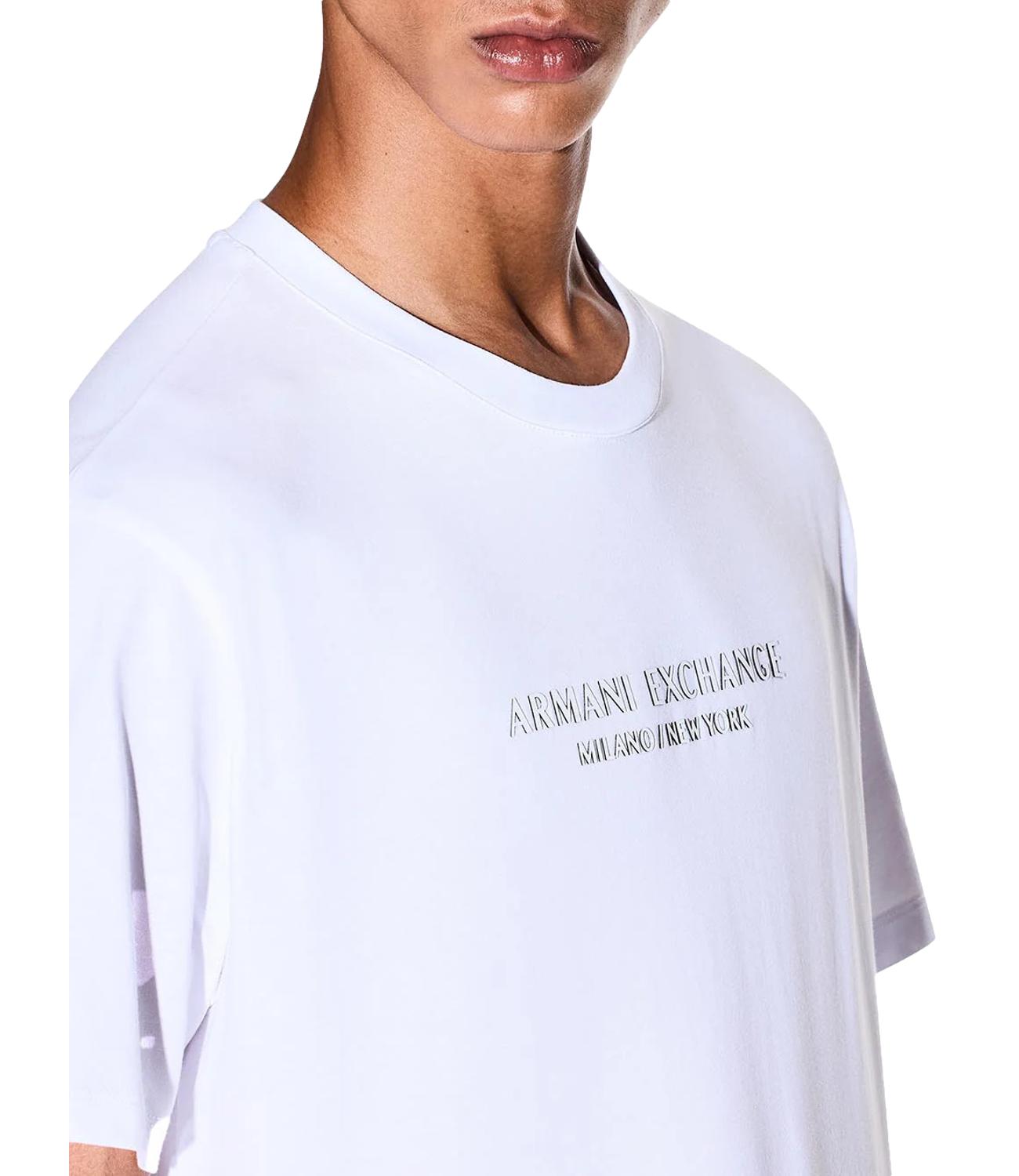 T-shirt AX logo bianca