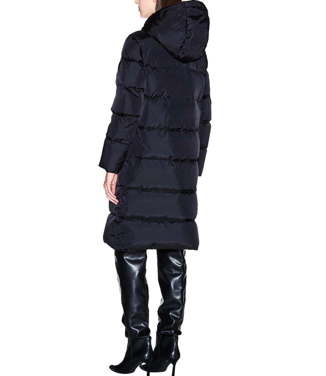 Piumino lungo AX nero down jacket