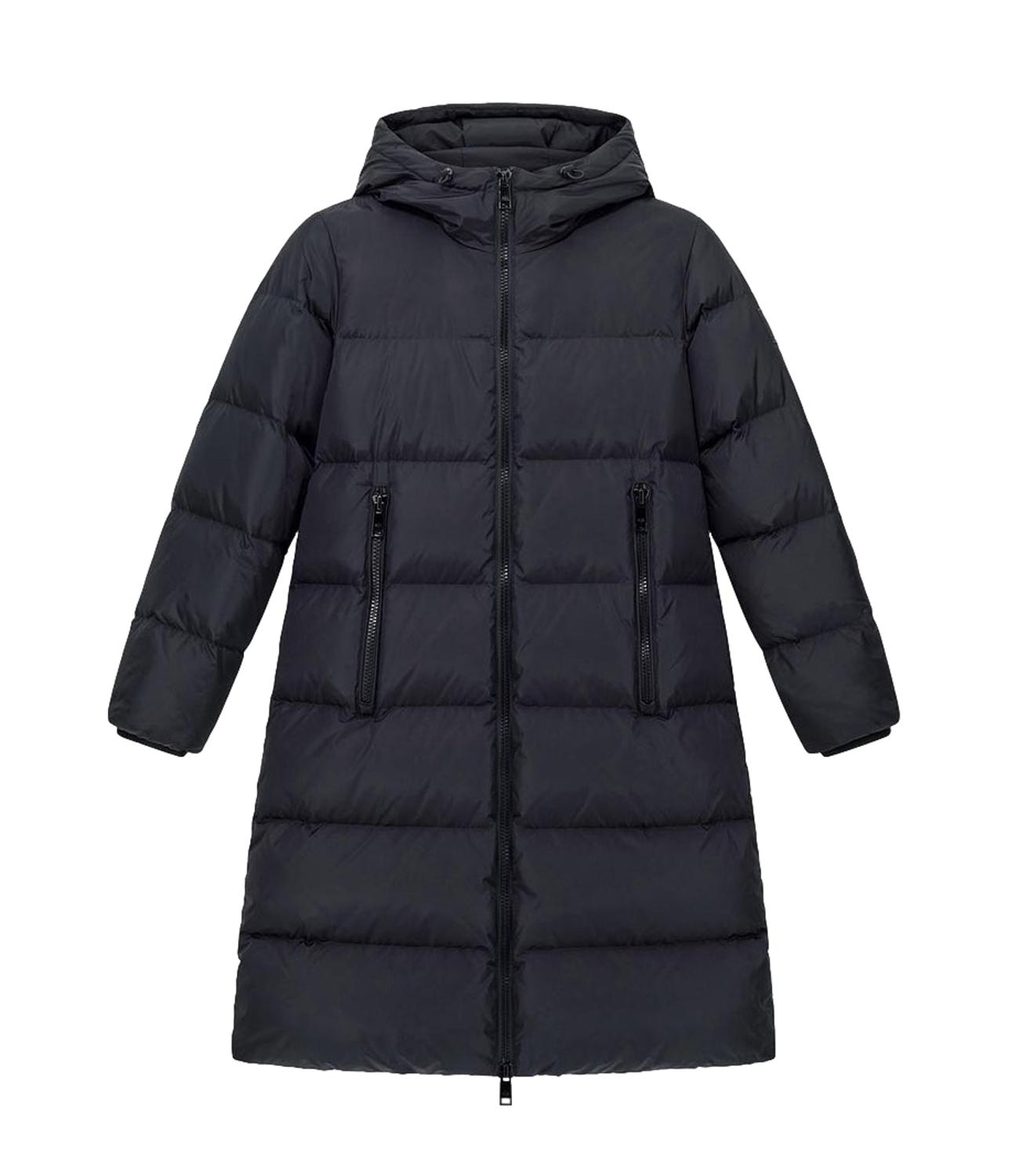 Piumino lungo AX nero down jacket