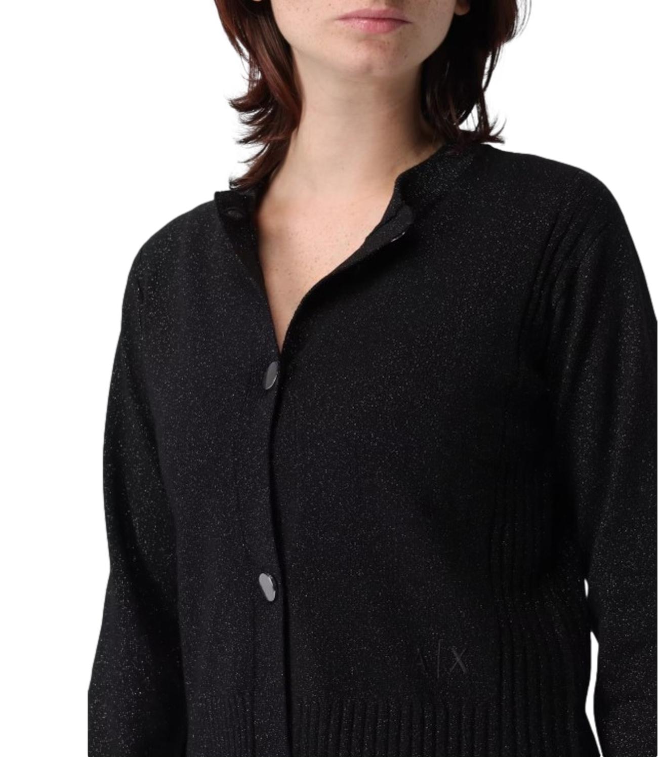 Cardigan ArmaniExchange nero glitter