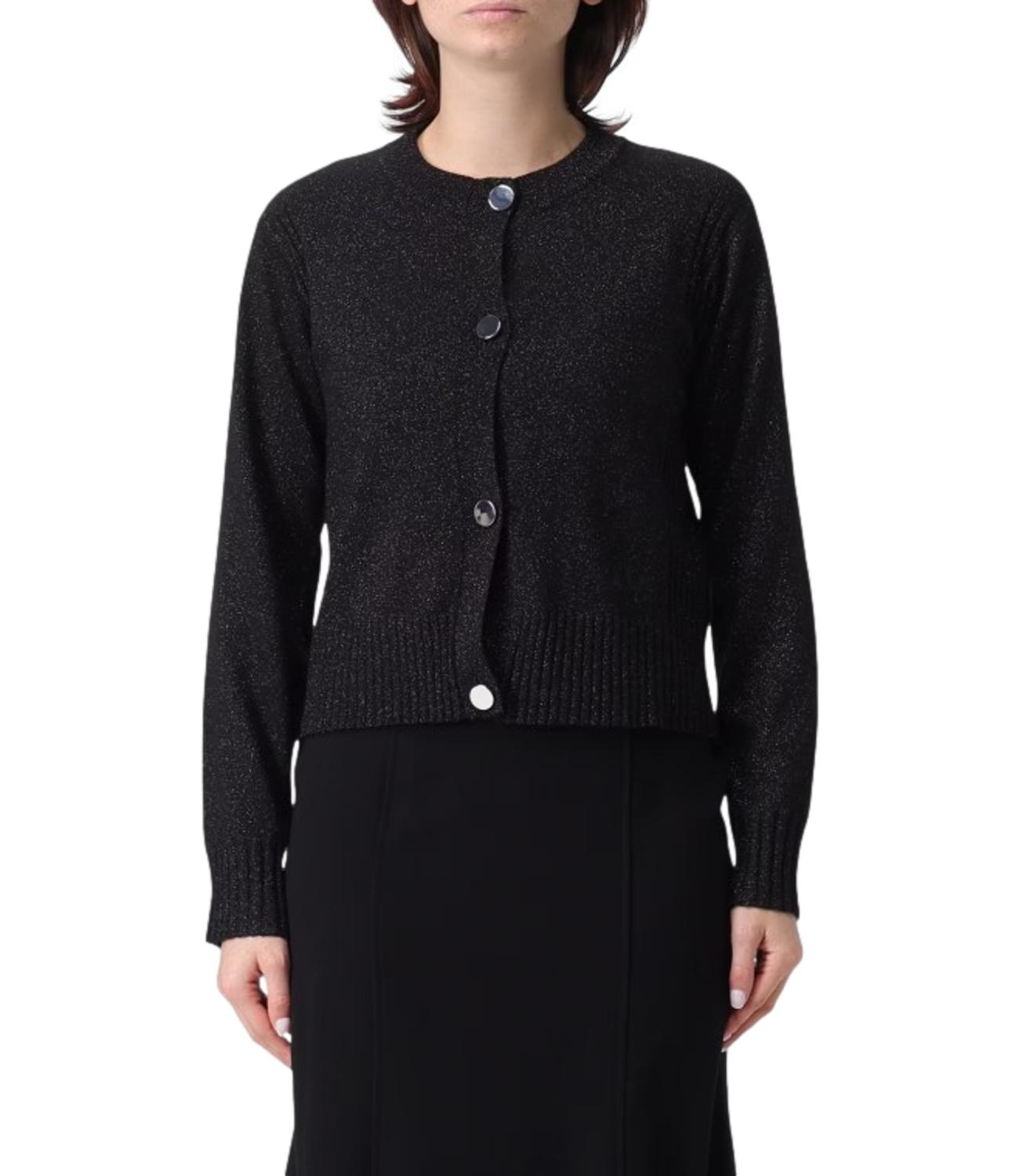 Cardigan ArmaniExchange nero glitter