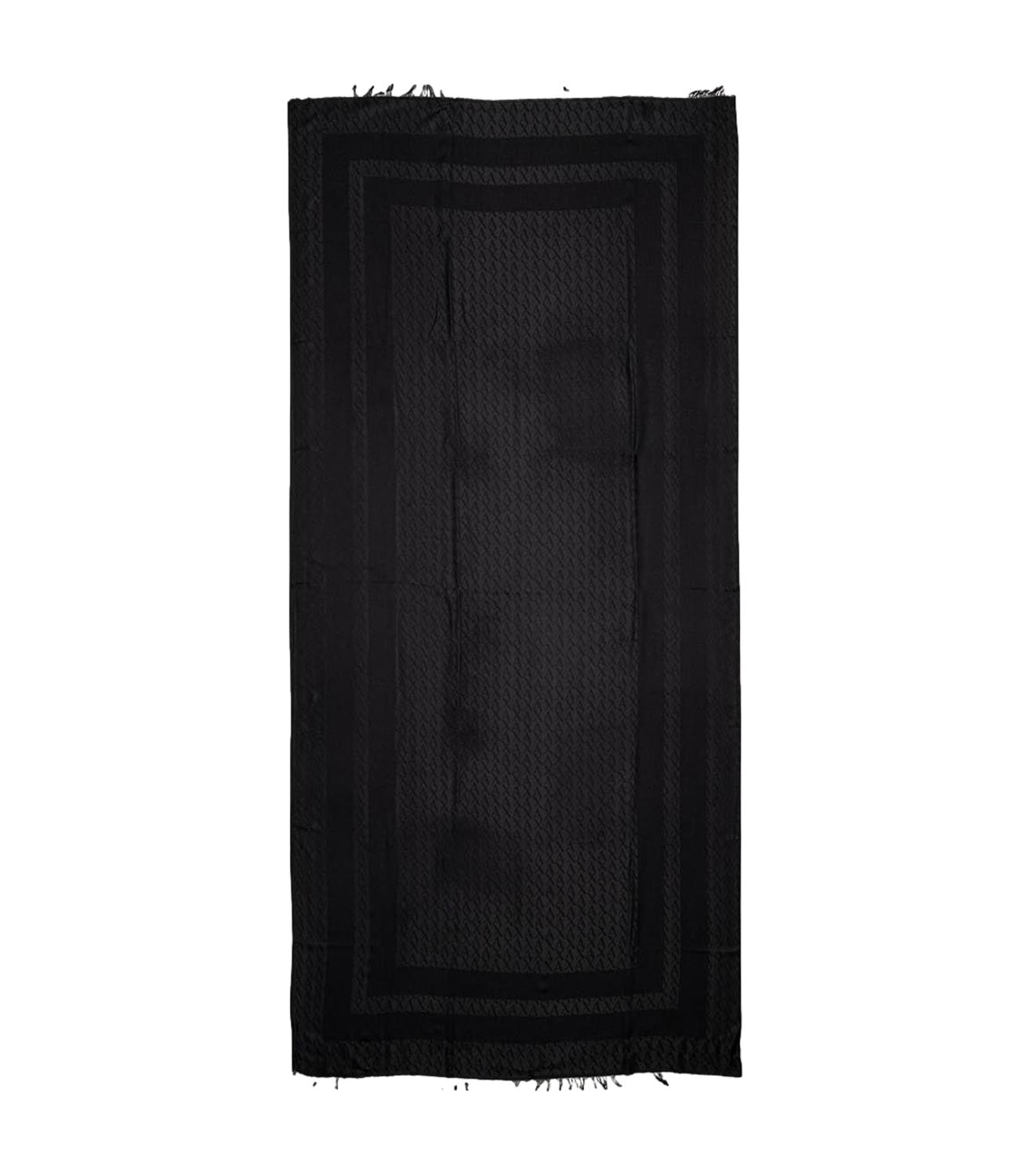 Sciarpa nera AX black logo allove
