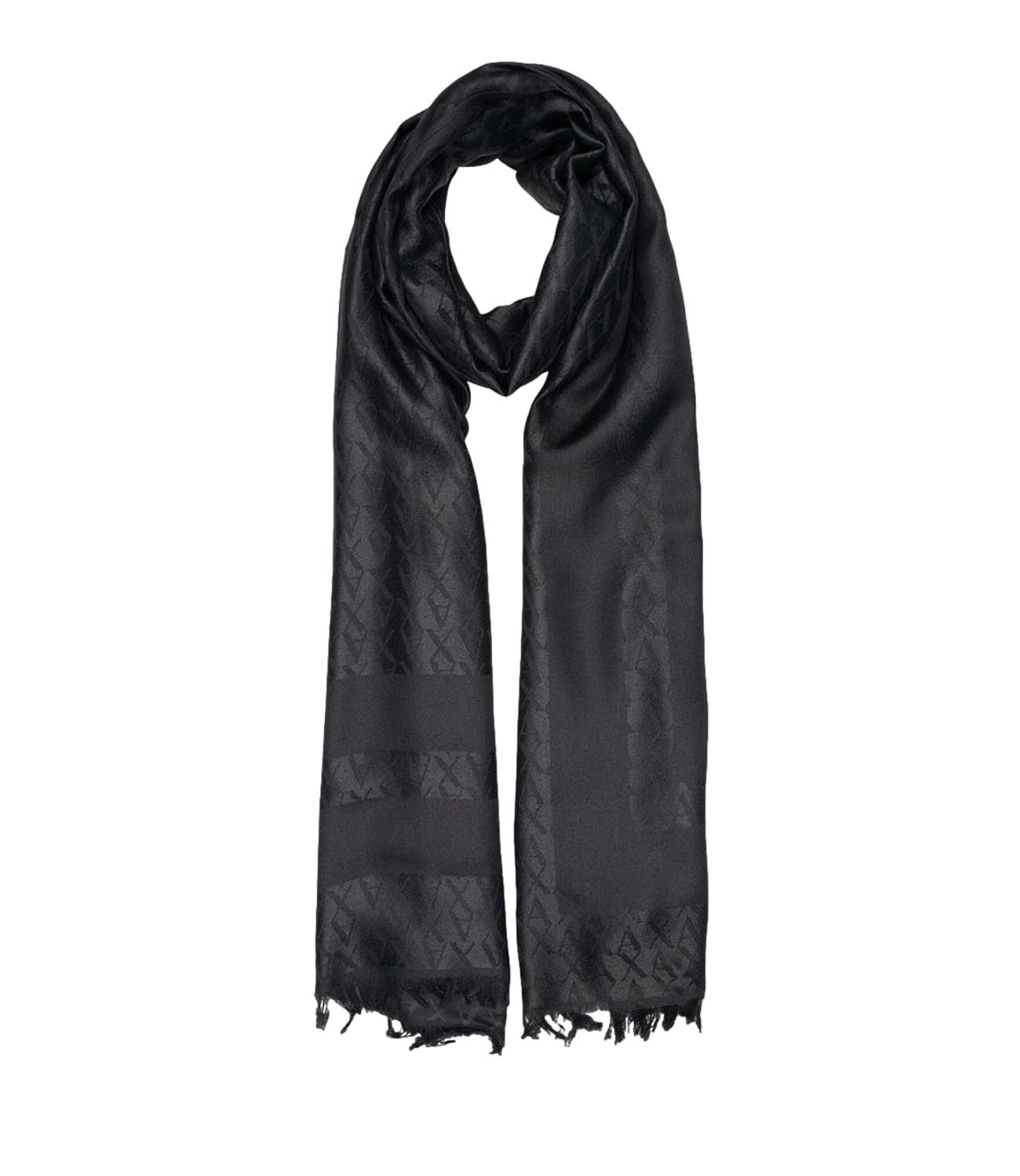 Sciarpa nera AX black logo allove