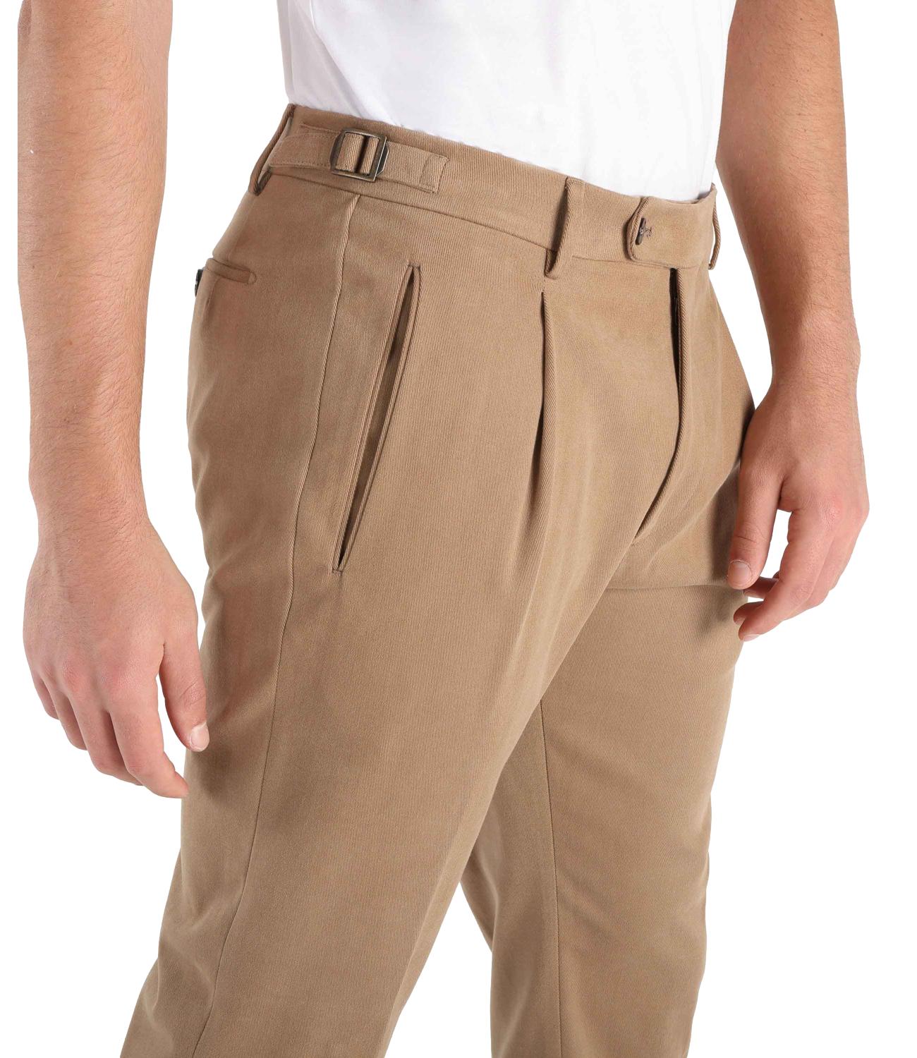 Retrolong cammello uomo