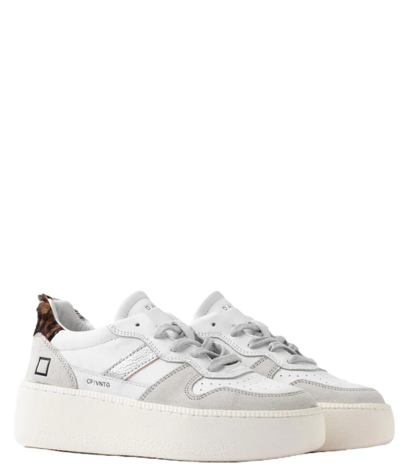 COURT platform V.CALF WHITE LEOPARD