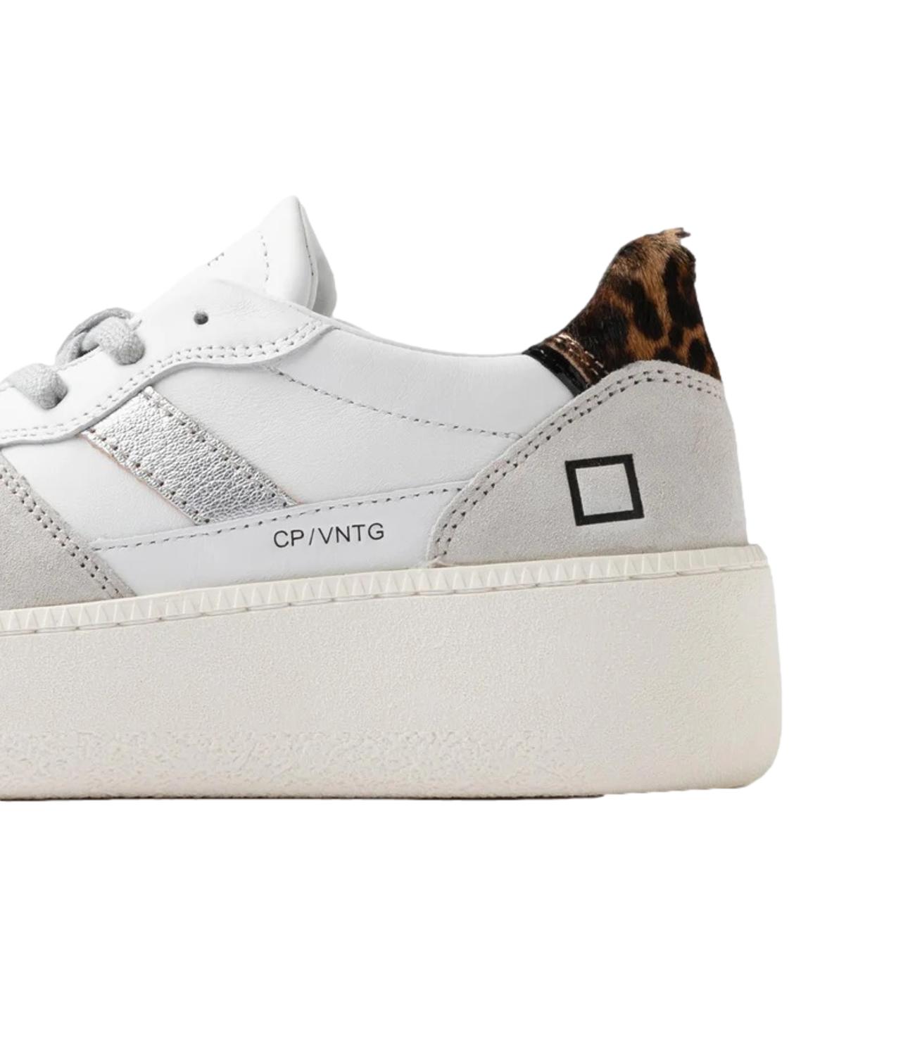 COURT platform V.CALF WHITE LEOPARD