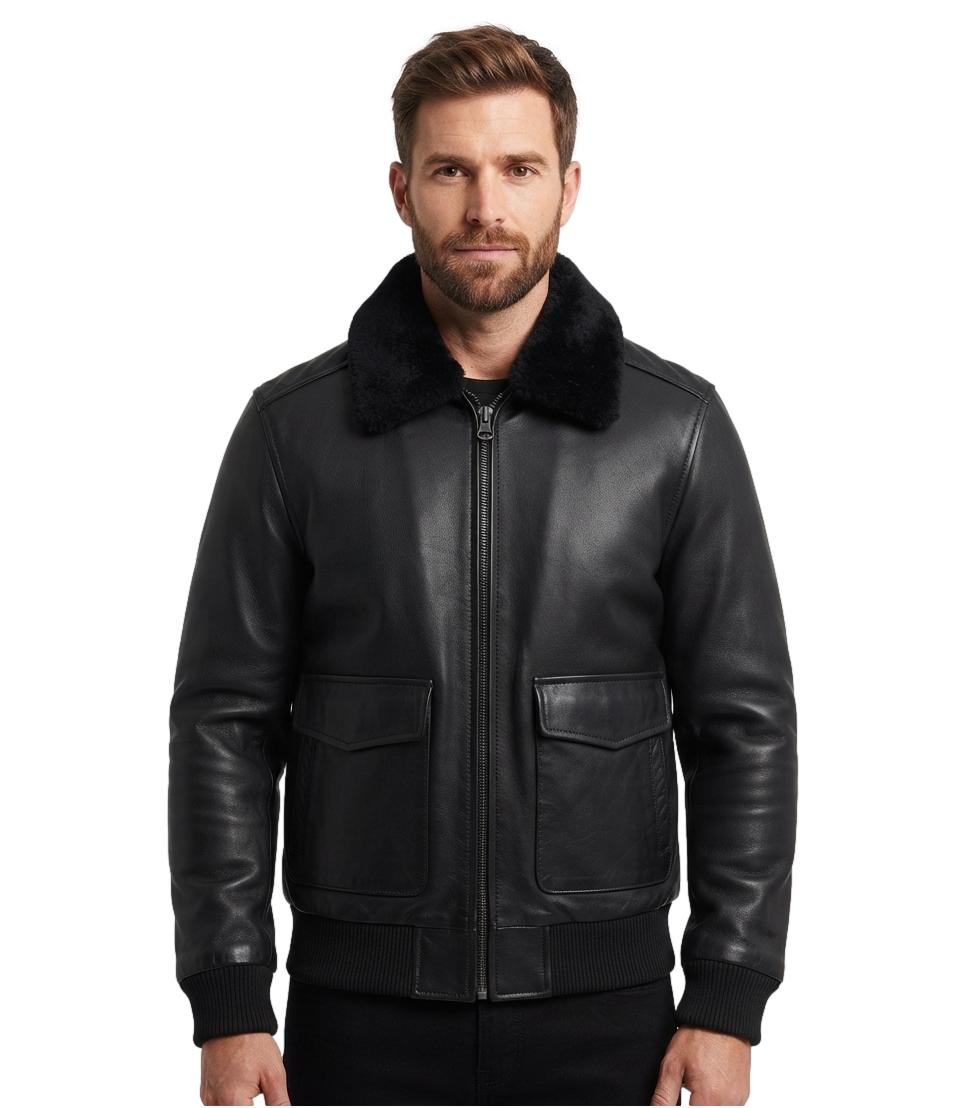 Giacca Daytona mirage fur cow air milled nero