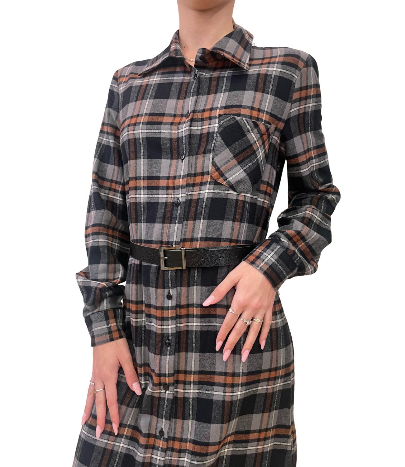 Dixie Abito Qadri Arancio Donna