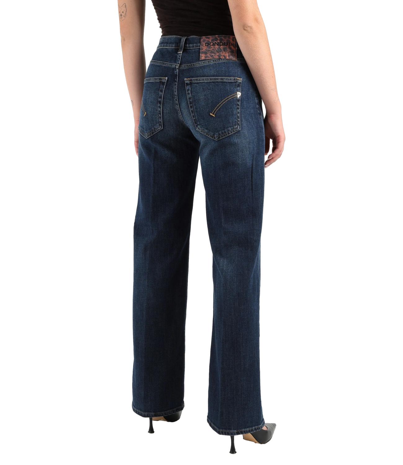 Jeans Jacklyn con bottoni gioiello