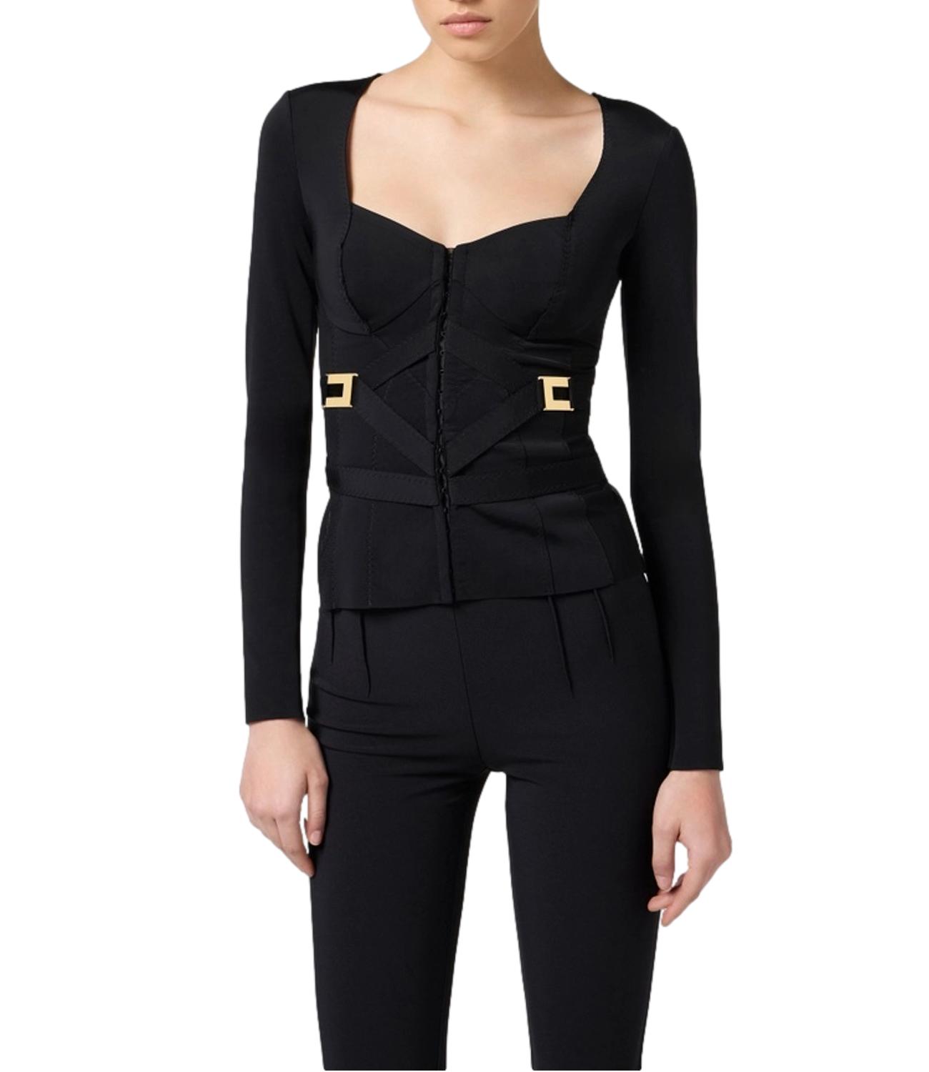 Elisabetta Franchi giacca nero donna