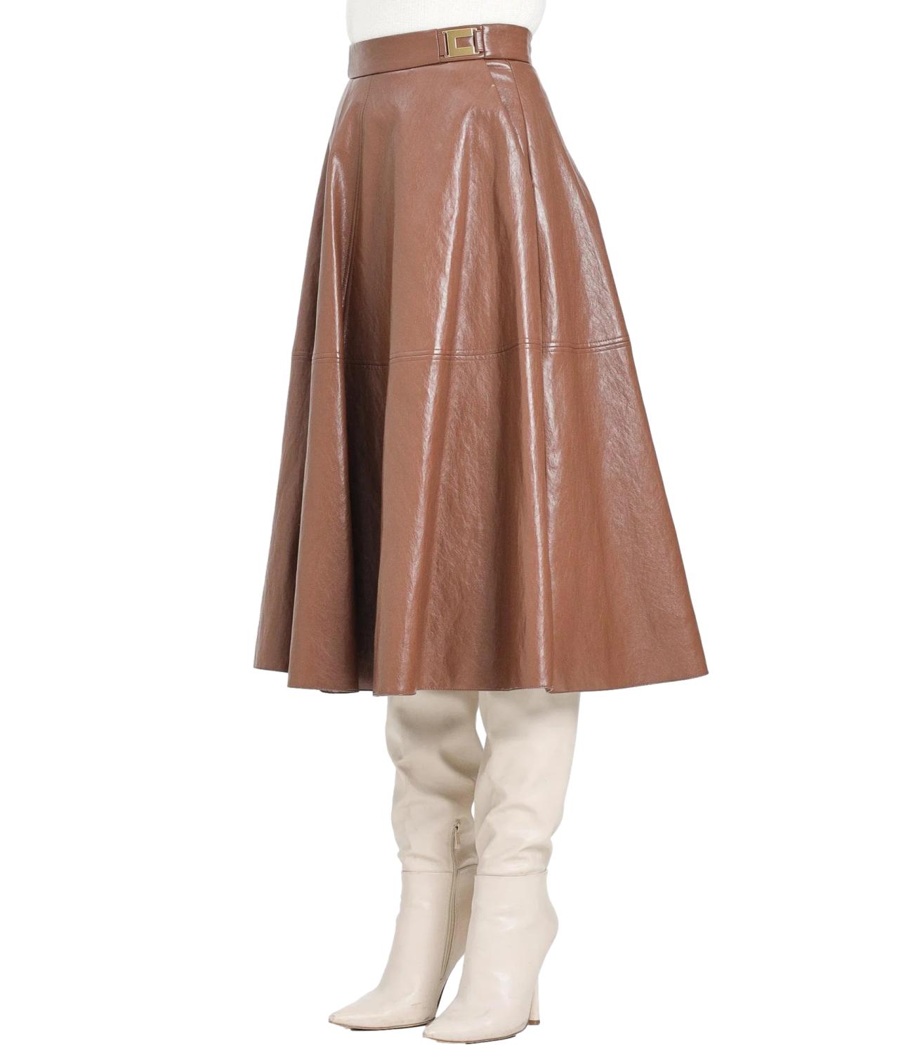 Elisabetta Franchi gonna marrone donna