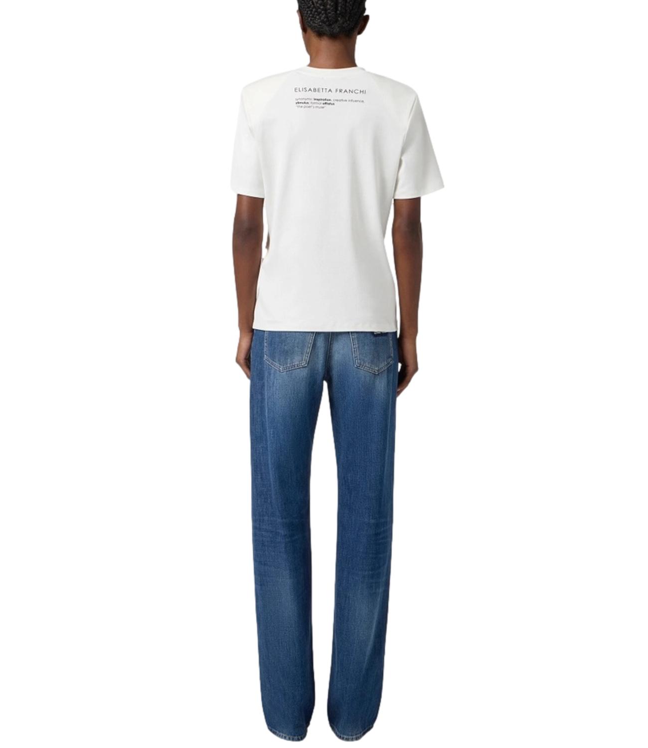EF t-shirt bianco donna