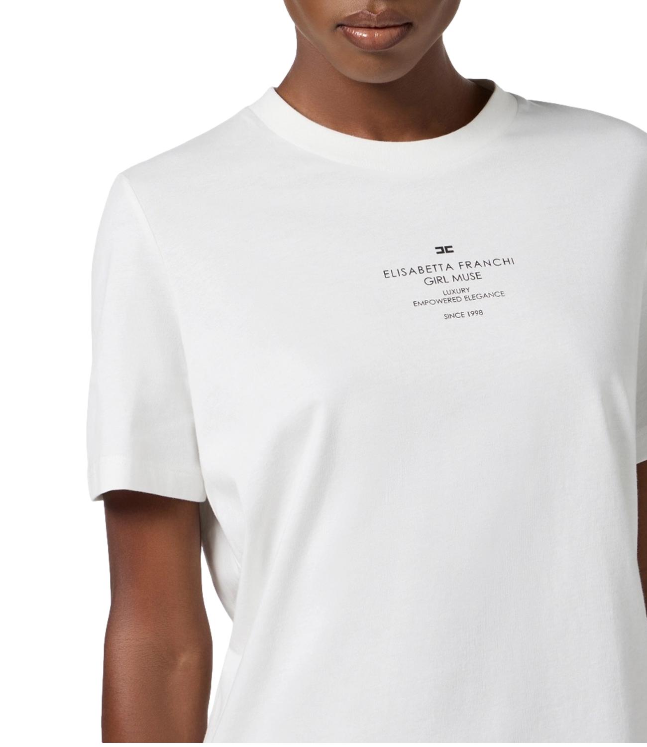 EF t-shirt bianco donna