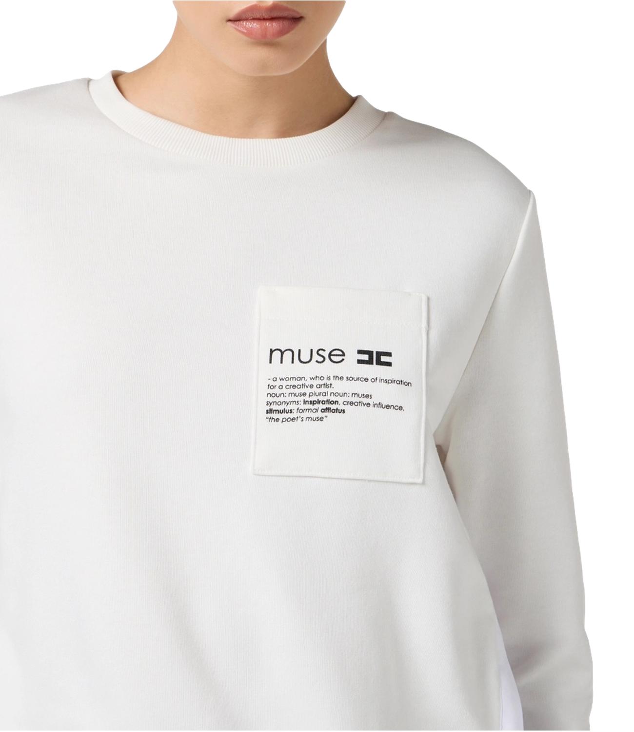 EF maglia avorio donna