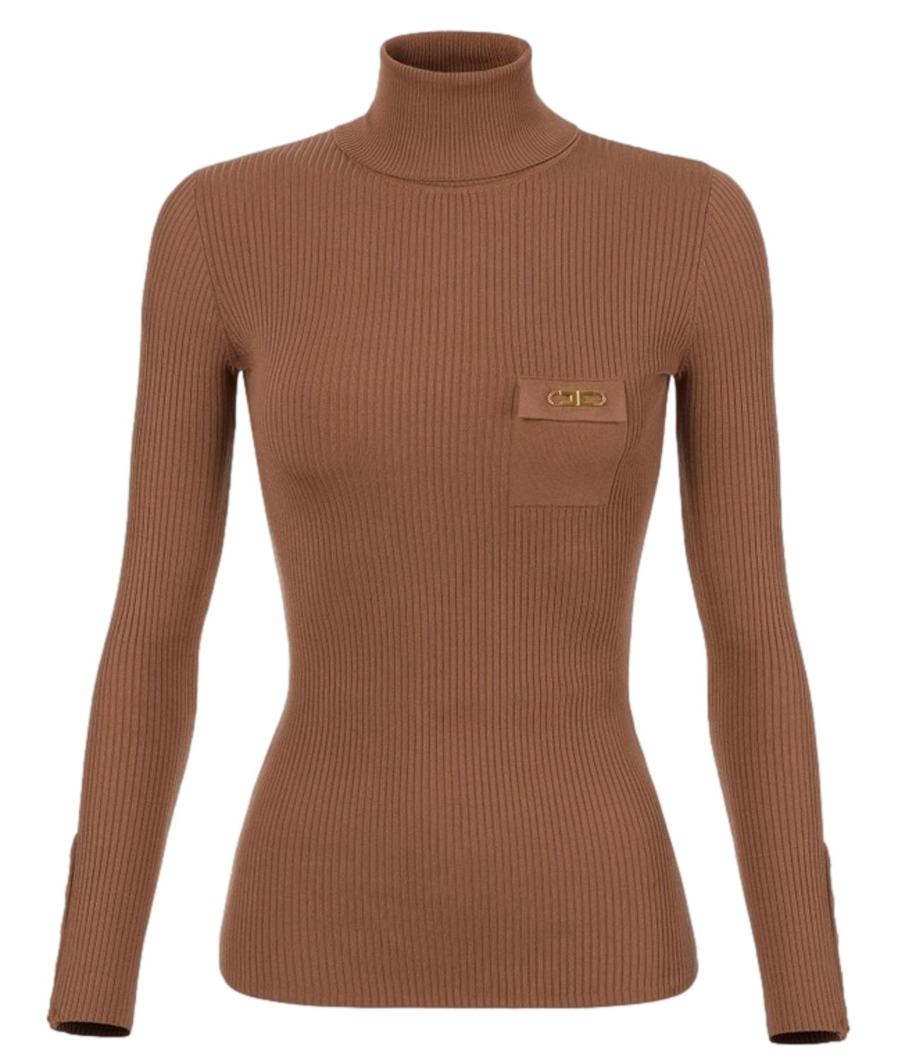 EF maglia marrone donna