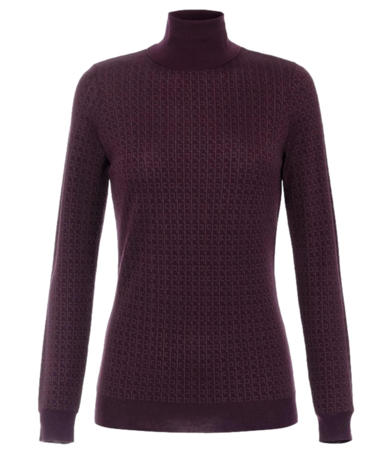 EF maglia bordeaux donna
