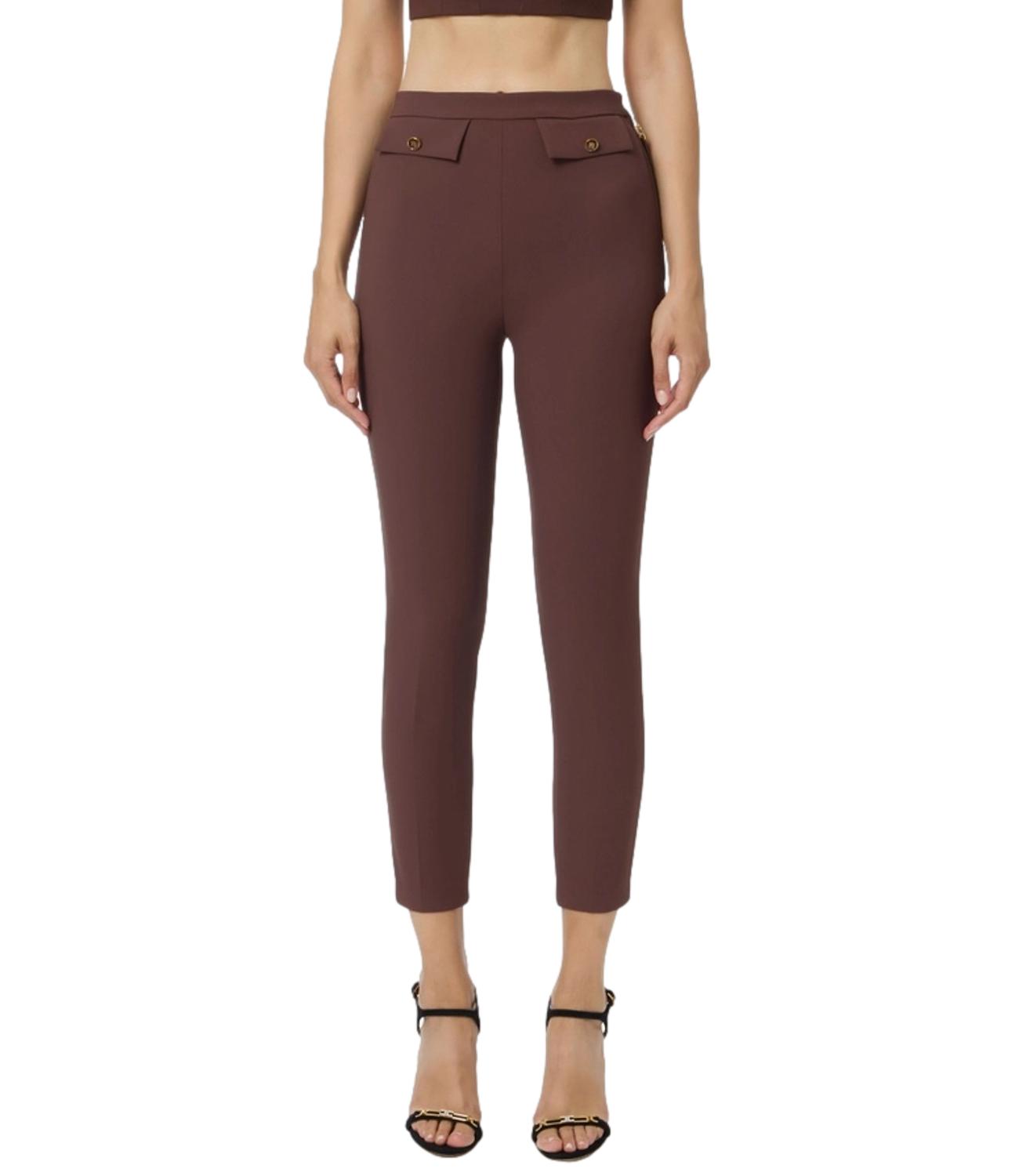 EF pantalone marrone coffee donna