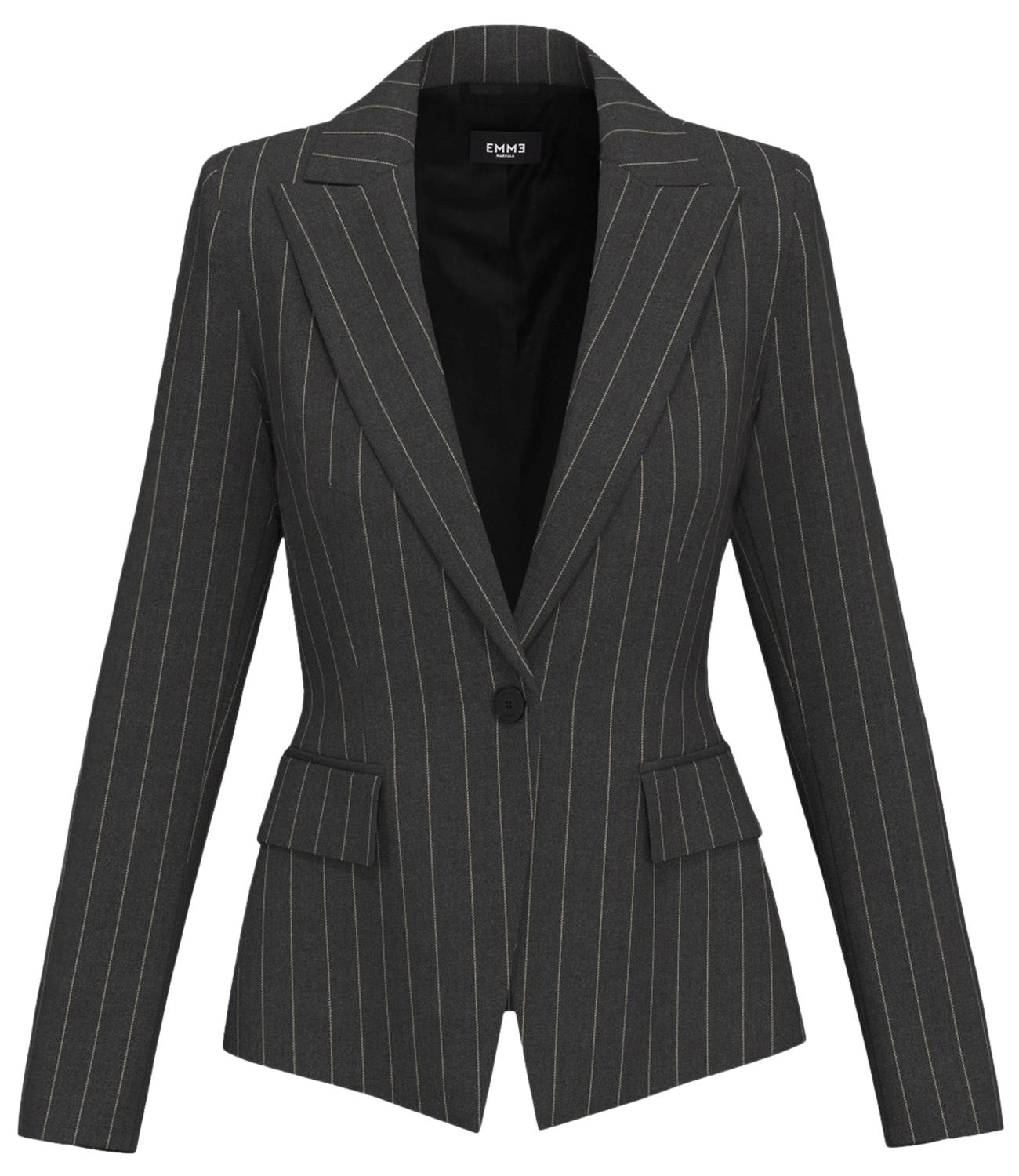 Emme Marella Giacca Farnese Grigio Scuro Donna