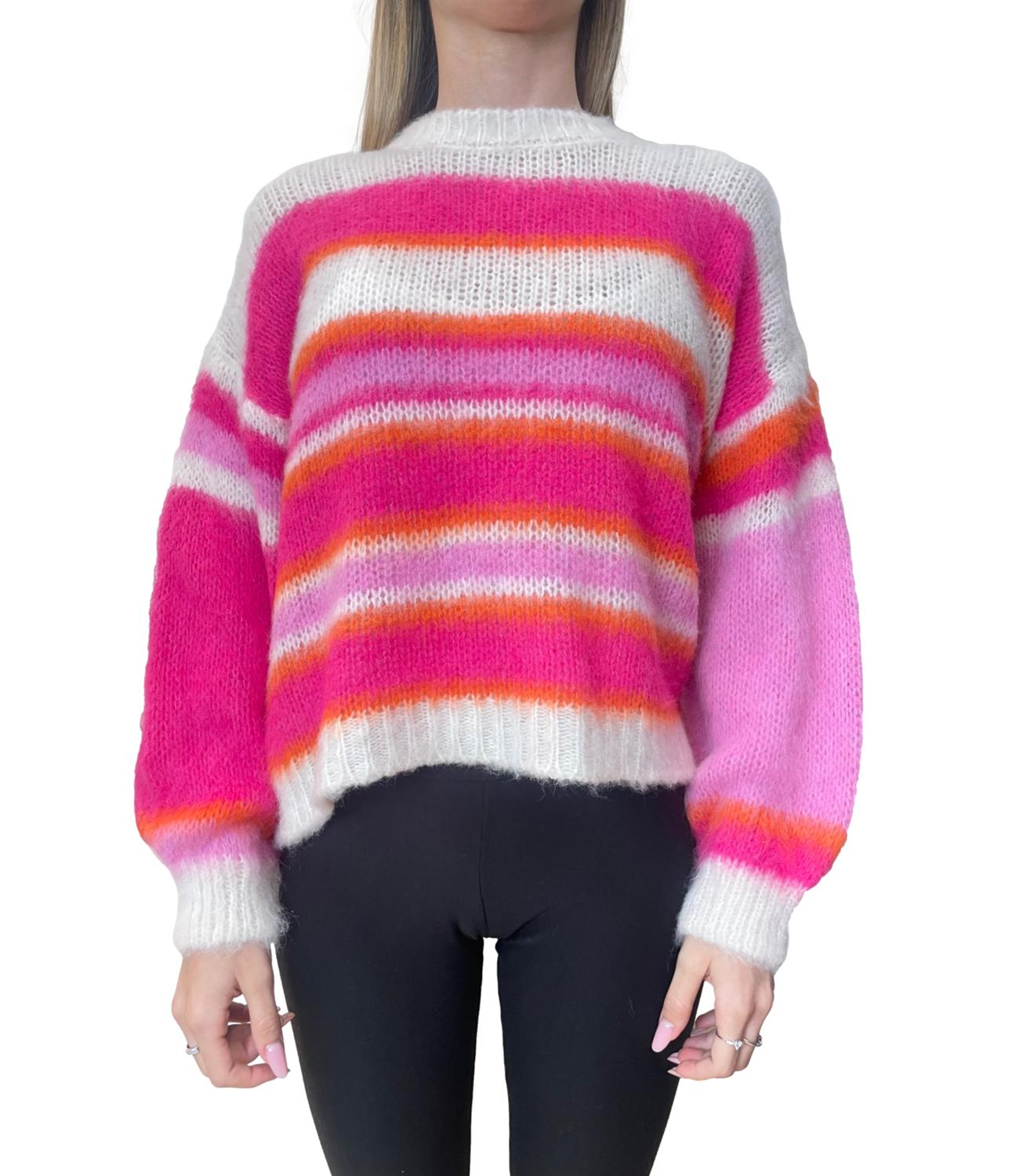 Have One Maglia Multicolor Panna Donna