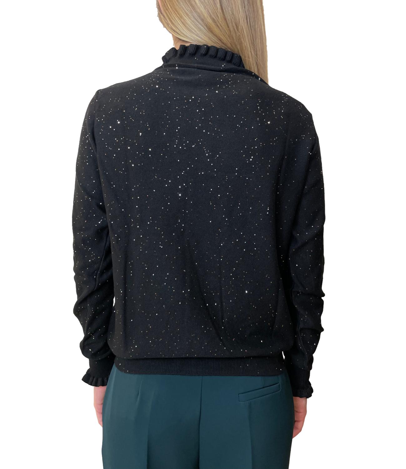 Have One Maglia Rouches Nero Donna