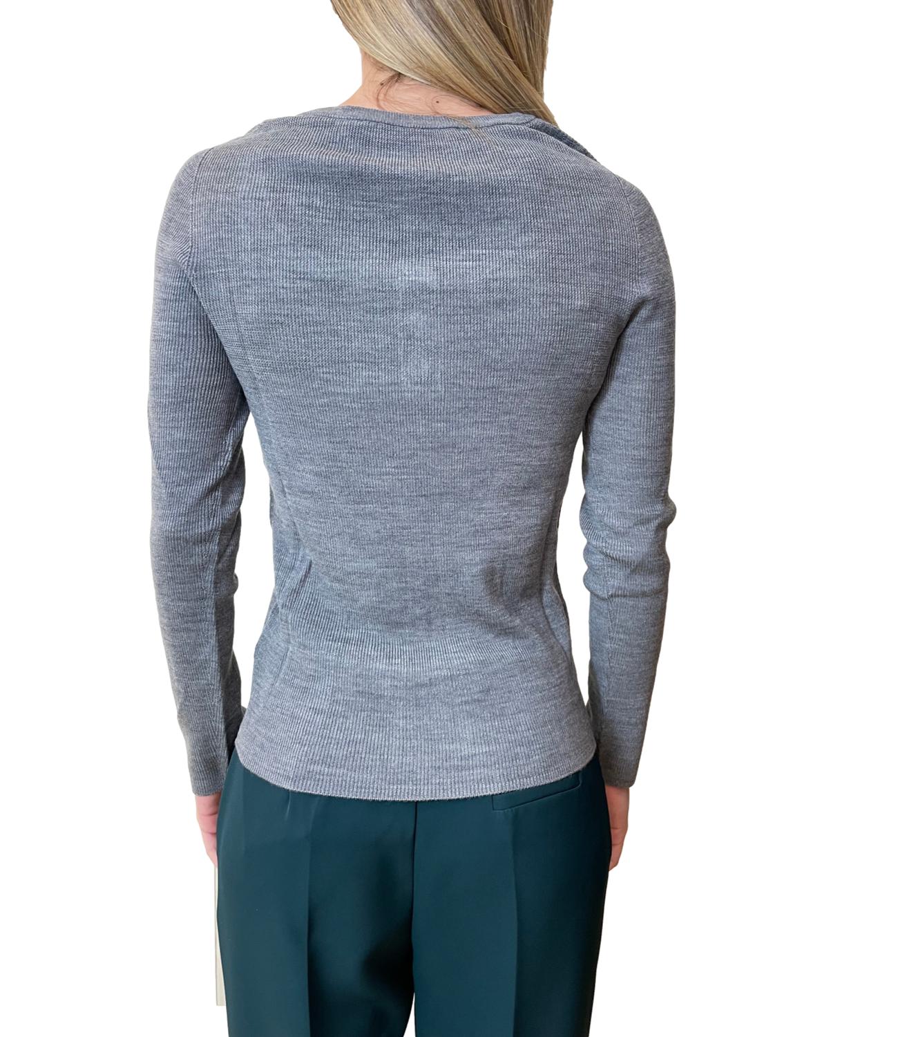 Have One Maglia Serafino Grigio Donna