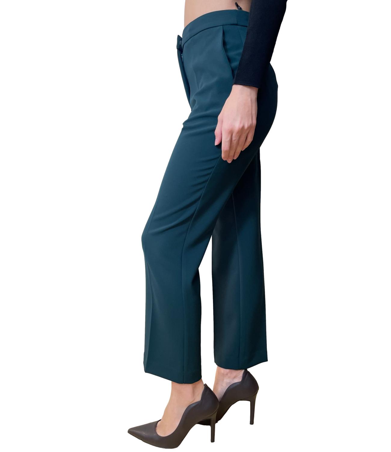 Have One Pantaloni Zampetta Verde Donna
