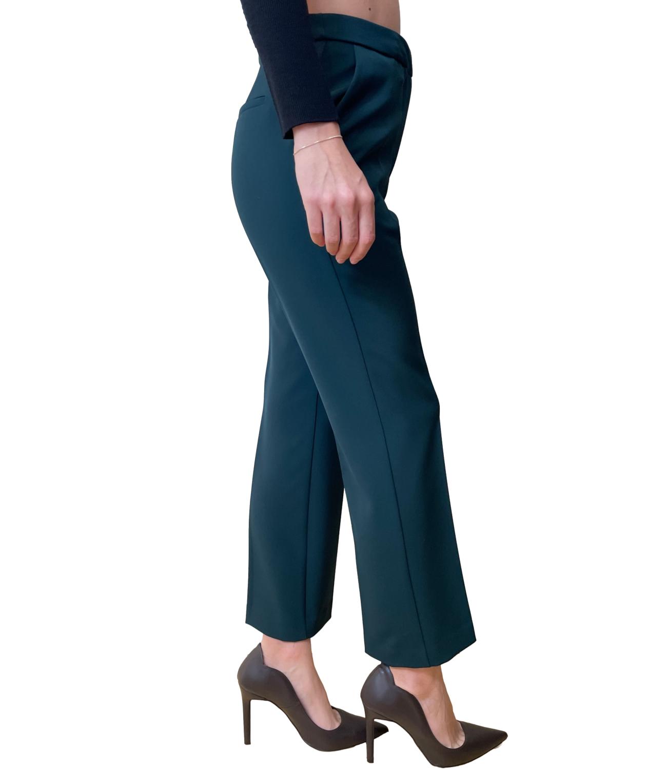 Have One Pantaloni Zampetta Verde Donna