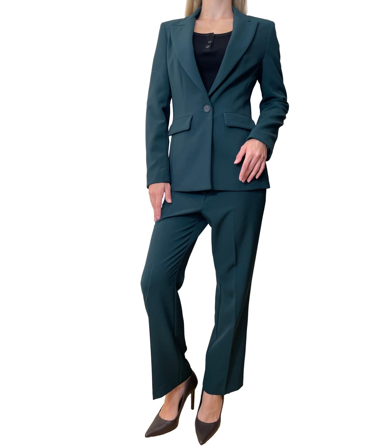 Have One Pantaloni Zampetta Verde Donna