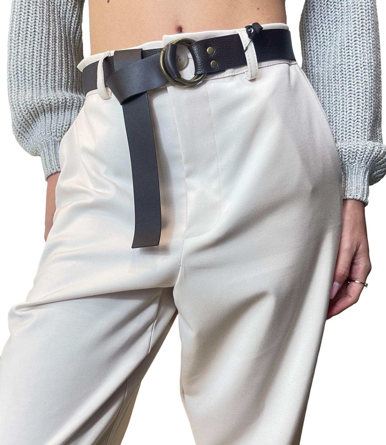 HAVE ONE pantalone burro donna